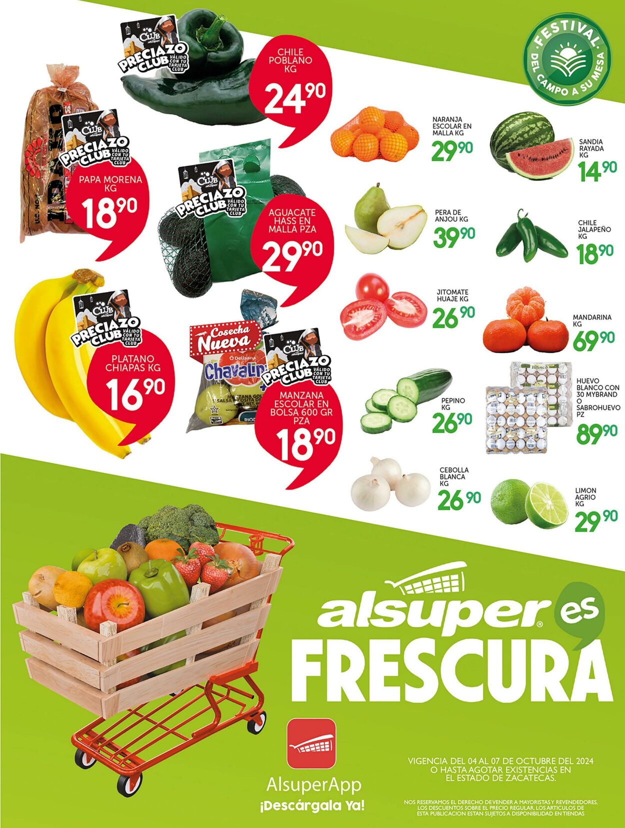 Catálogo Alsuper 04.10.2024 - 07.10.2024