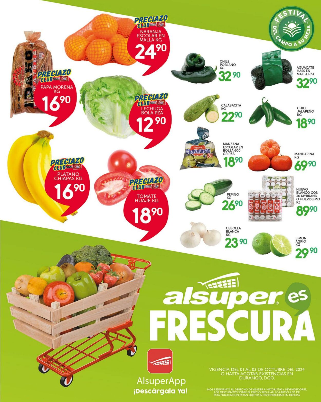 Catálogo Alsuper 01.10.2024 - 03.10.2024