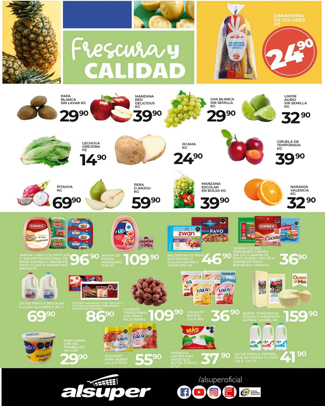 Alsuper Catálogo Promocional Zacatecas Válido del 25.07 al 27.07
