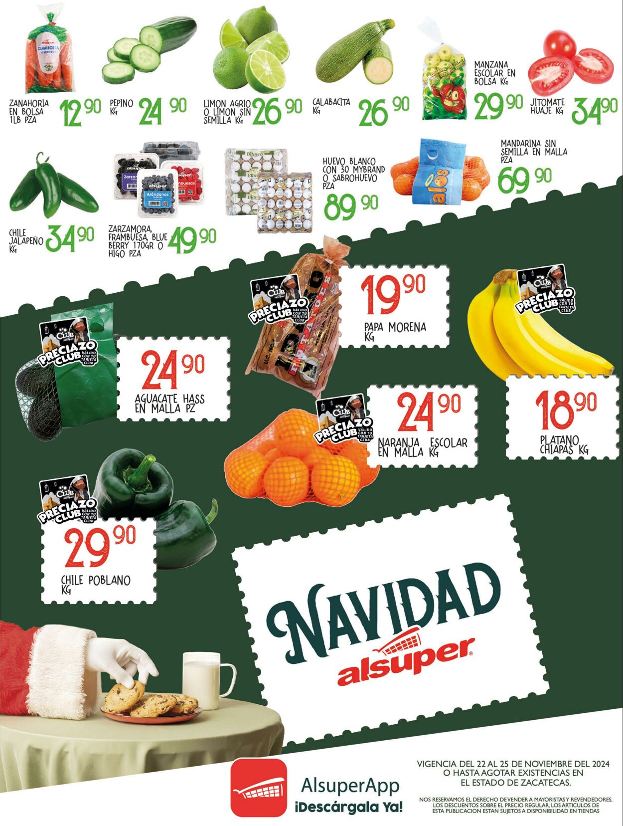 Catálogo Alsuper 22.11.2024 - 25.11.2024