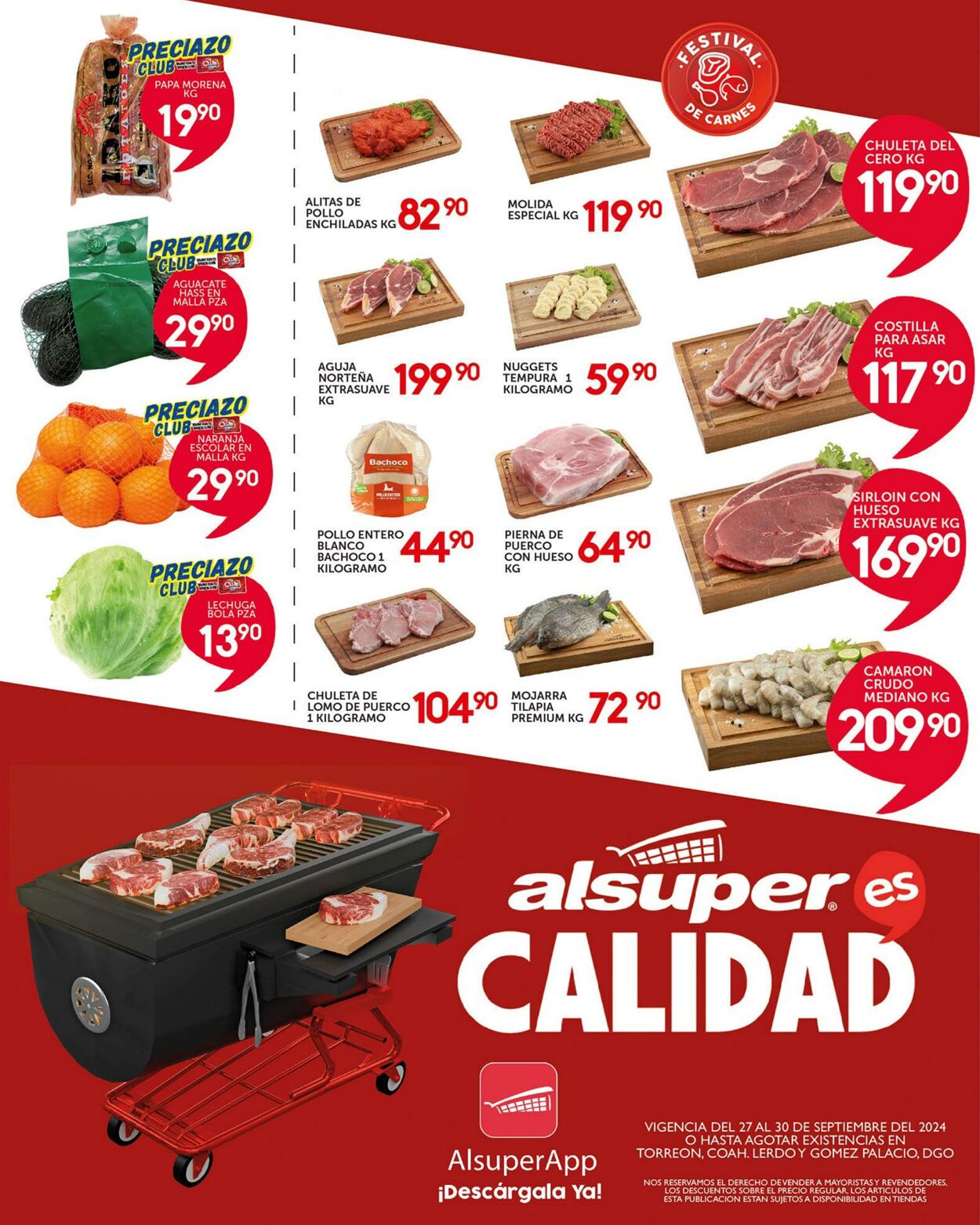 Catálogo Alsuper 27.09.2024 - 30.09.2024