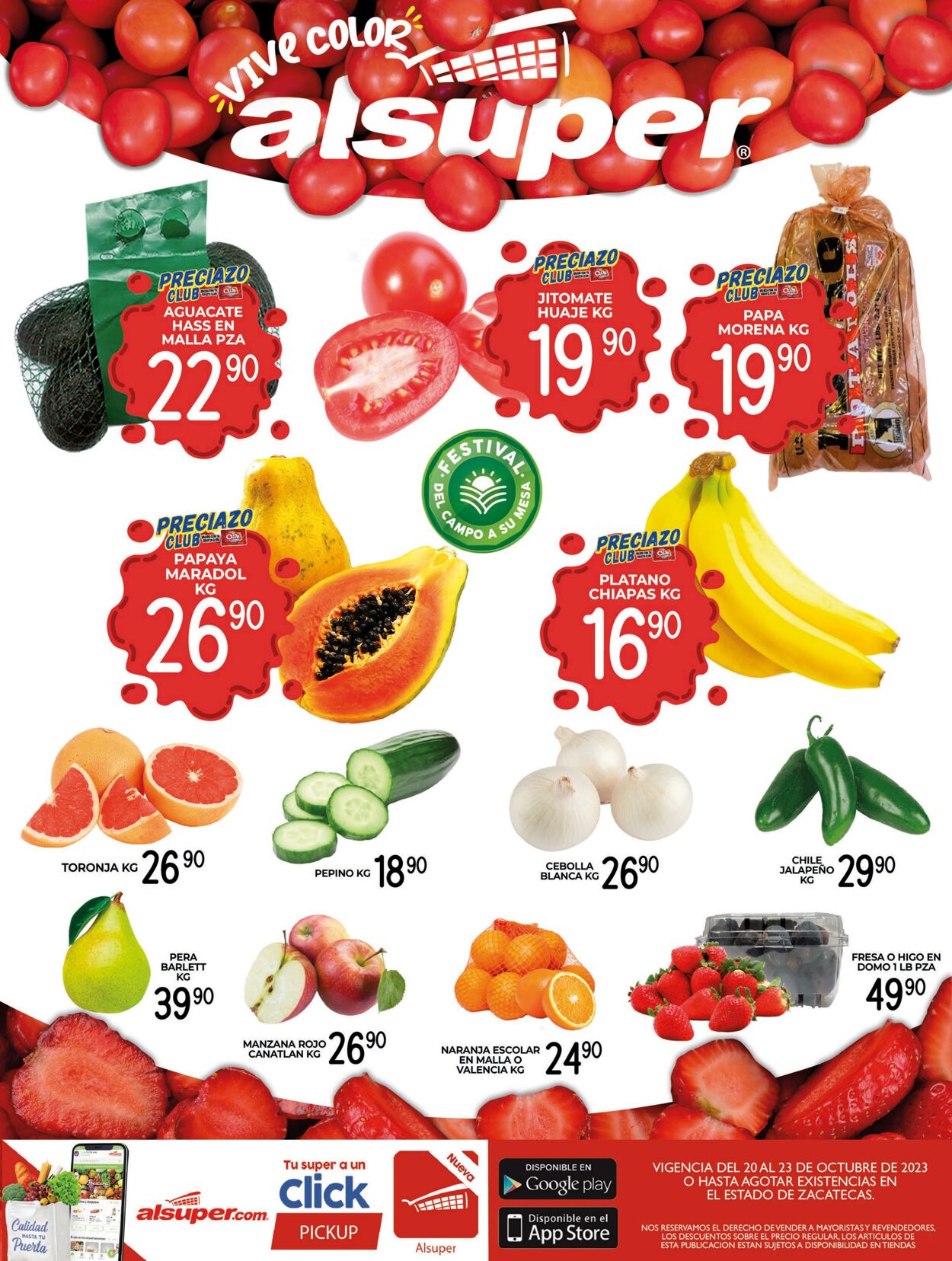 Catálogo Alsuper 20.10.2023 - 23.10.2023