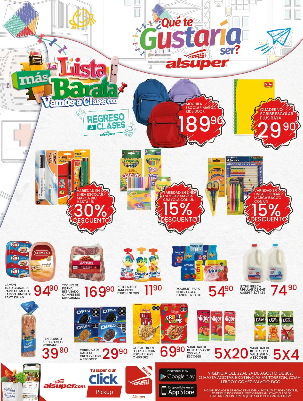 Catálogo Alsuper 22.08.2023 - 24.08.2023