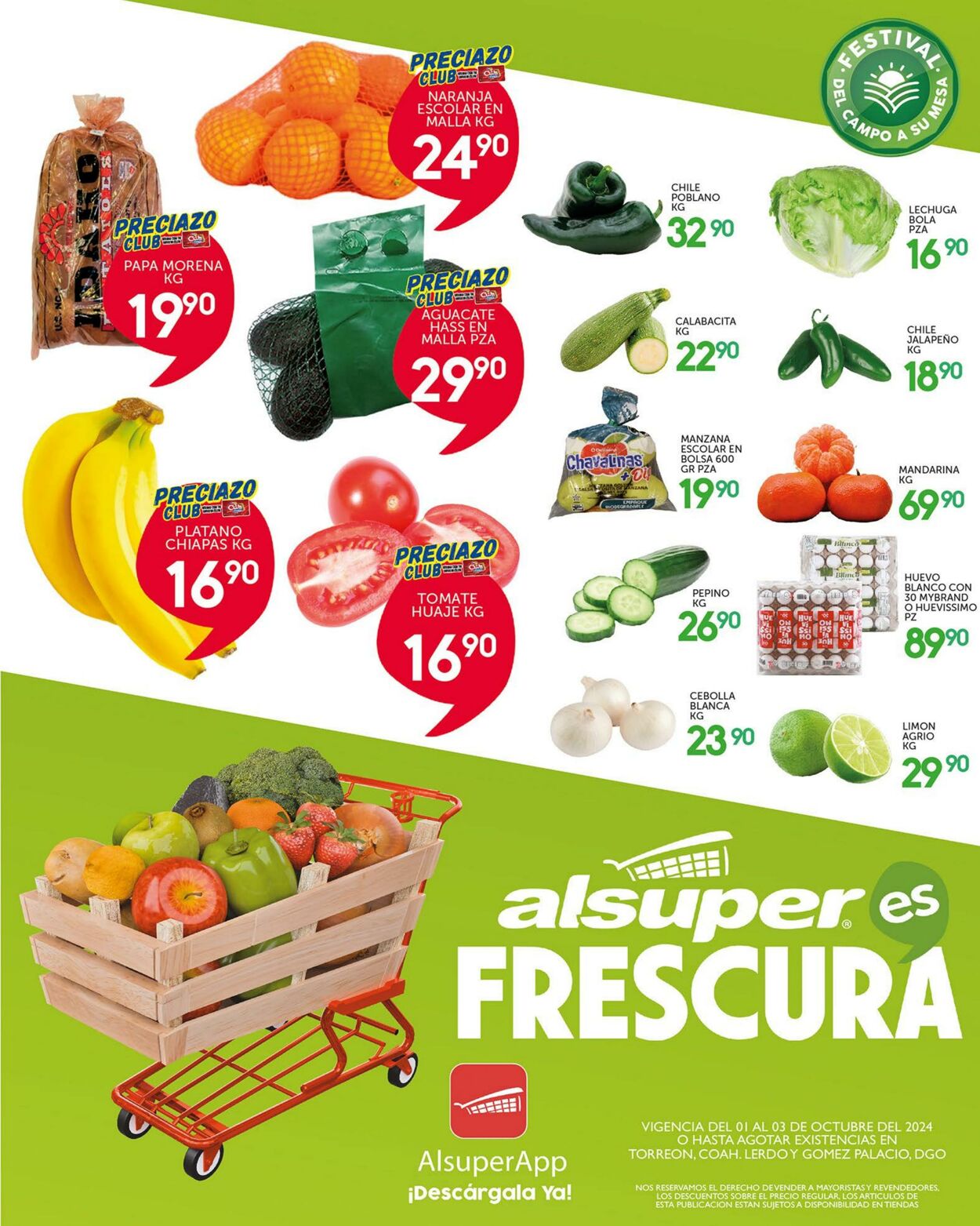 Catálogo Alsuper 01.10.2024 - 03.10.2024