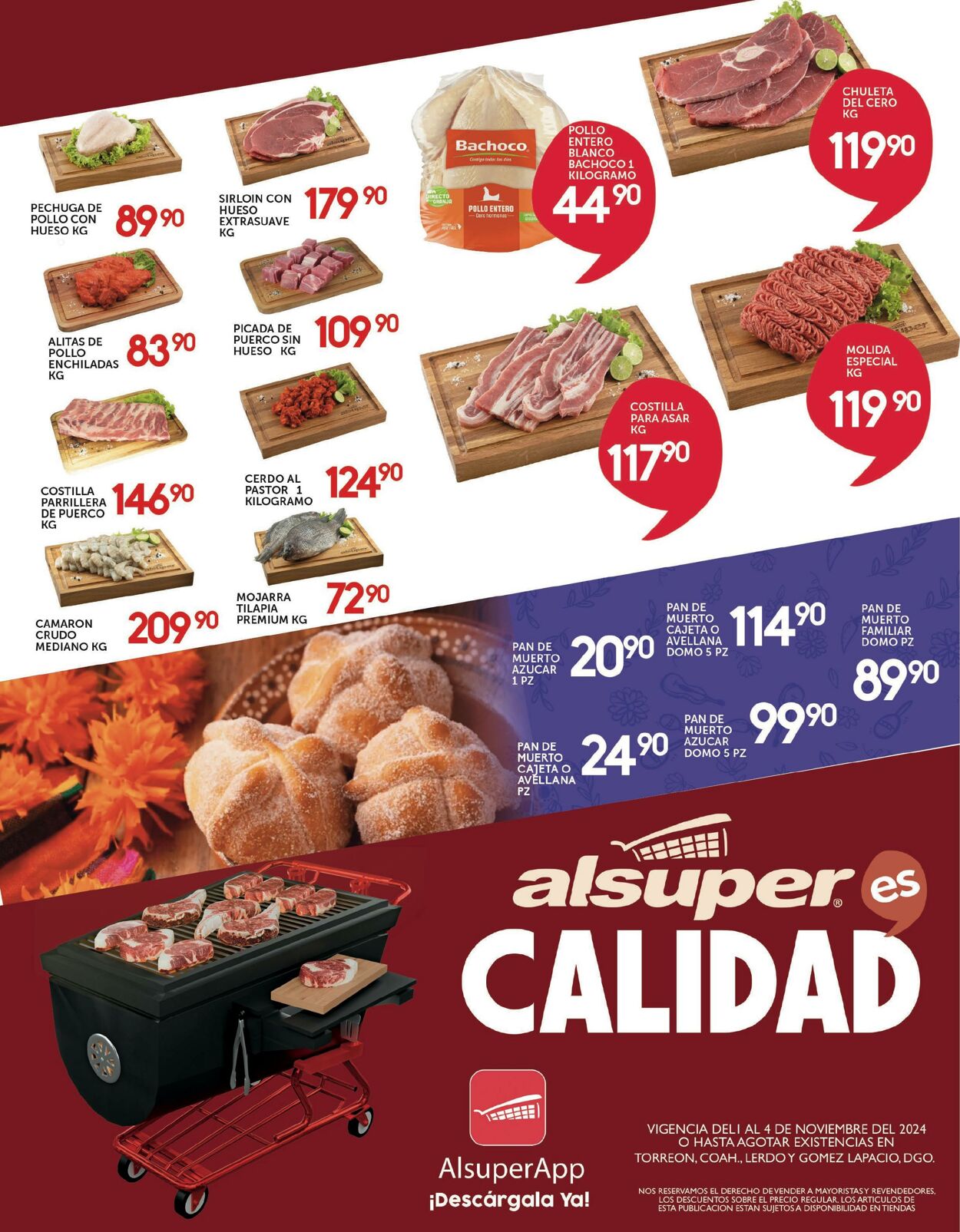 Catálogo Alsuper 01.11.2024 - 04.11.2024