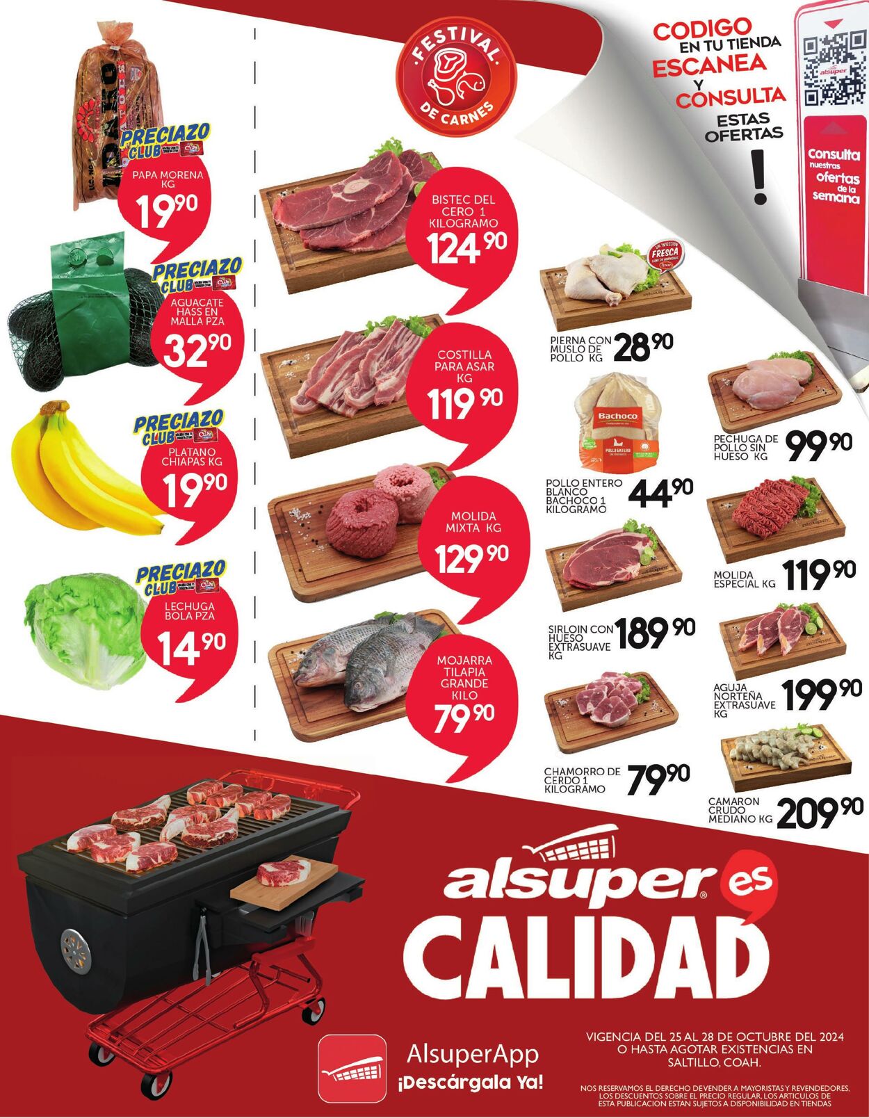 Catálogo Alsuper 25.10.2024 - 28.10.2024