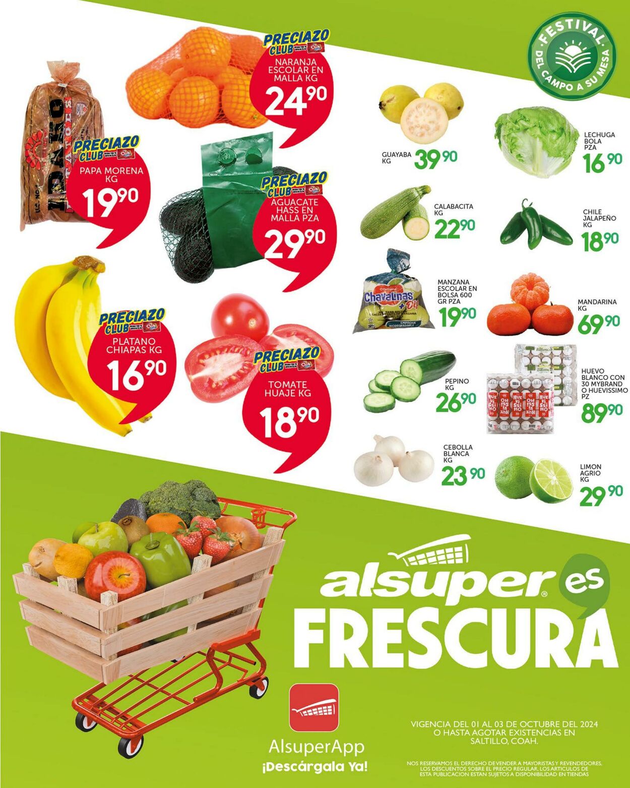 Catálogo Alsuper 01.10.2024 - 03.10.2024