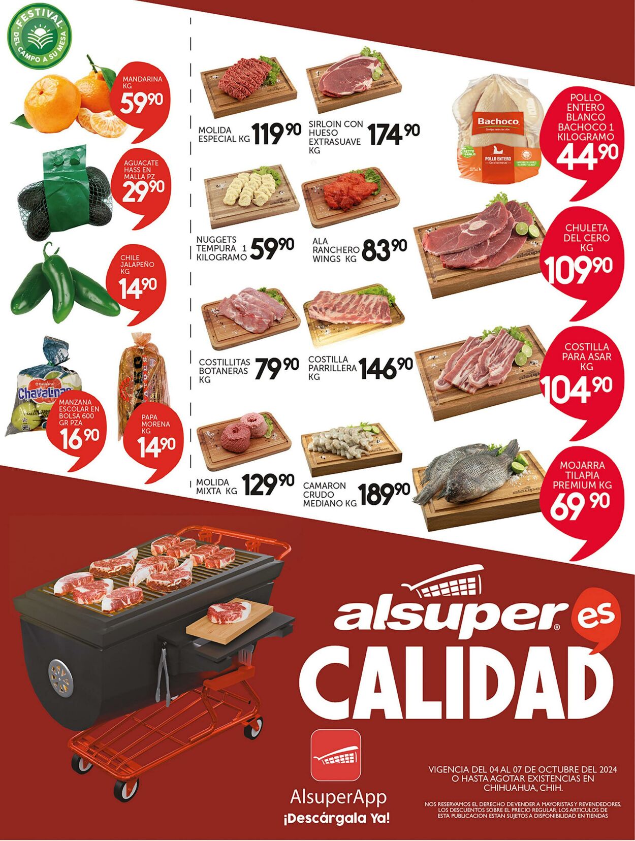 Catálogo Alsuper 04.10.2024 - 07.10.2024