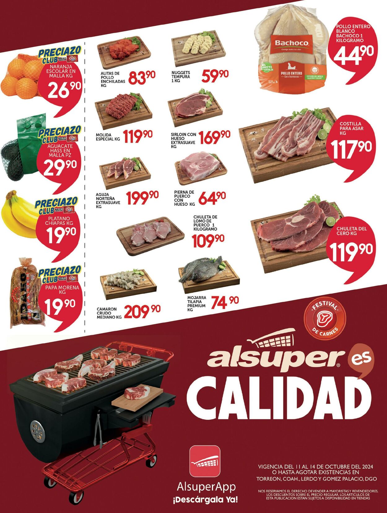 Catálogo Alsuper 11.10.2024 - 14.10.2024