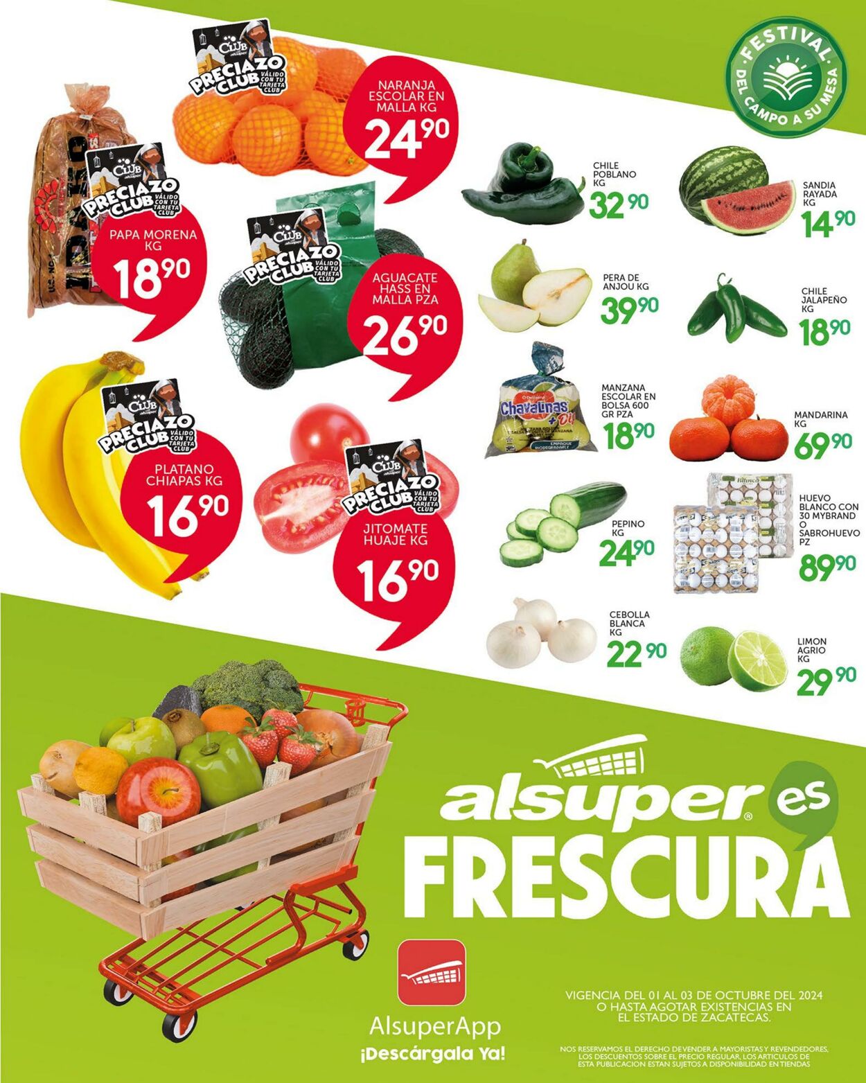 Catálogo Alsuper 01.10.2024 - 03.10.2024