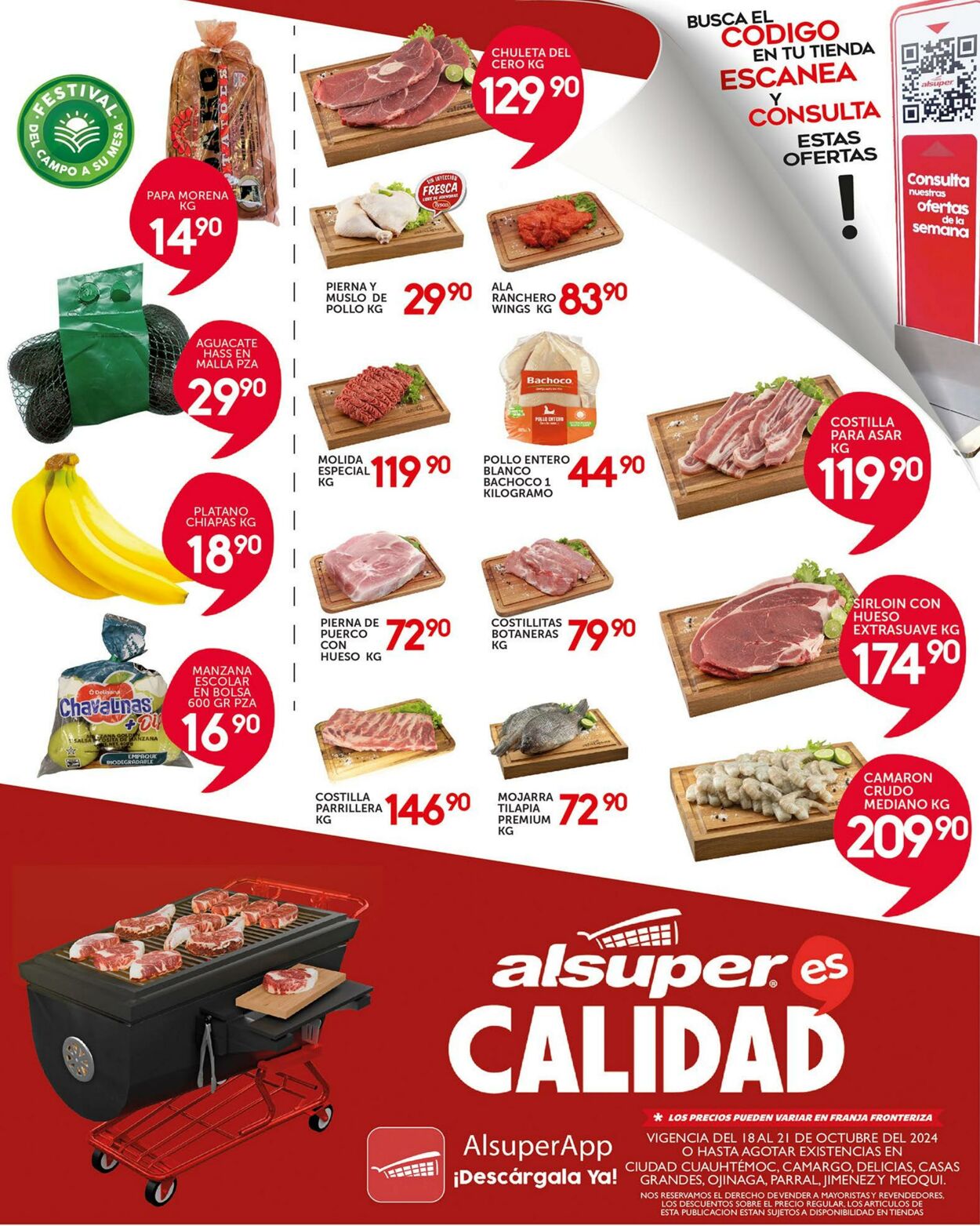 Catálogo Alsuper 18.10.2024 - 21.10.2024