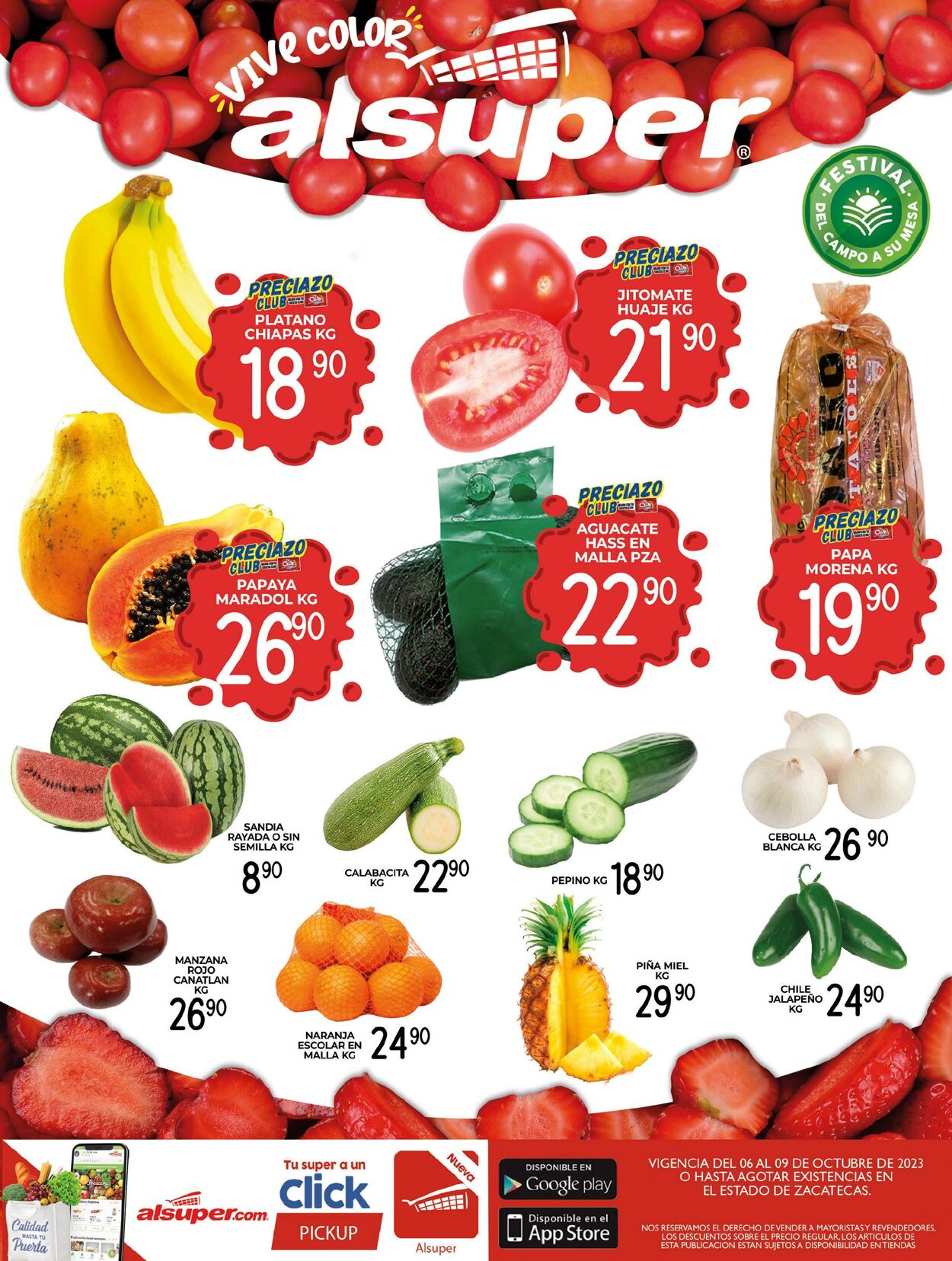 Alsuper Catálogo Promocional Zacatecas Válido del 06.10 al 09.10