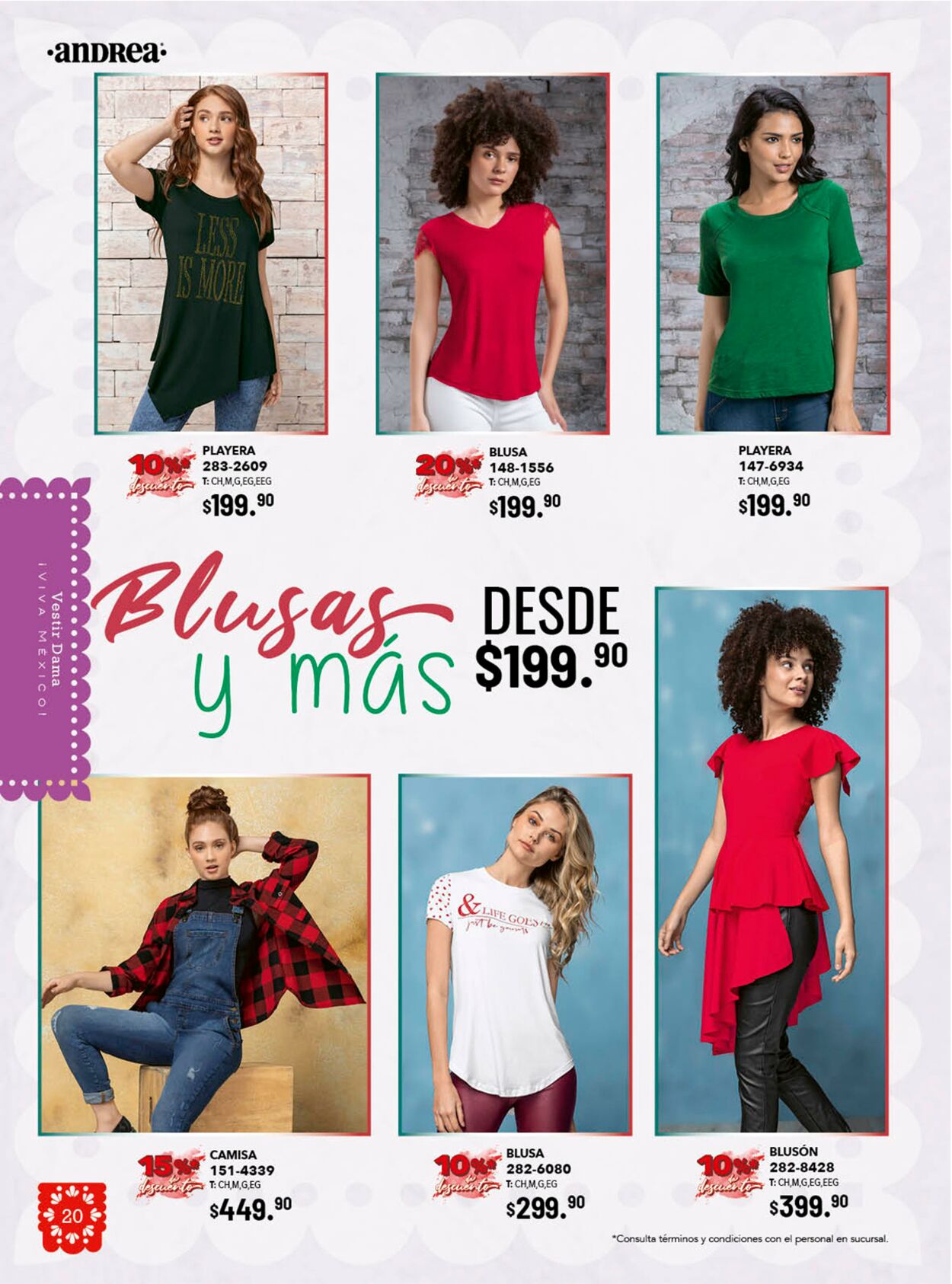 Blusas de catalogo discount andrea