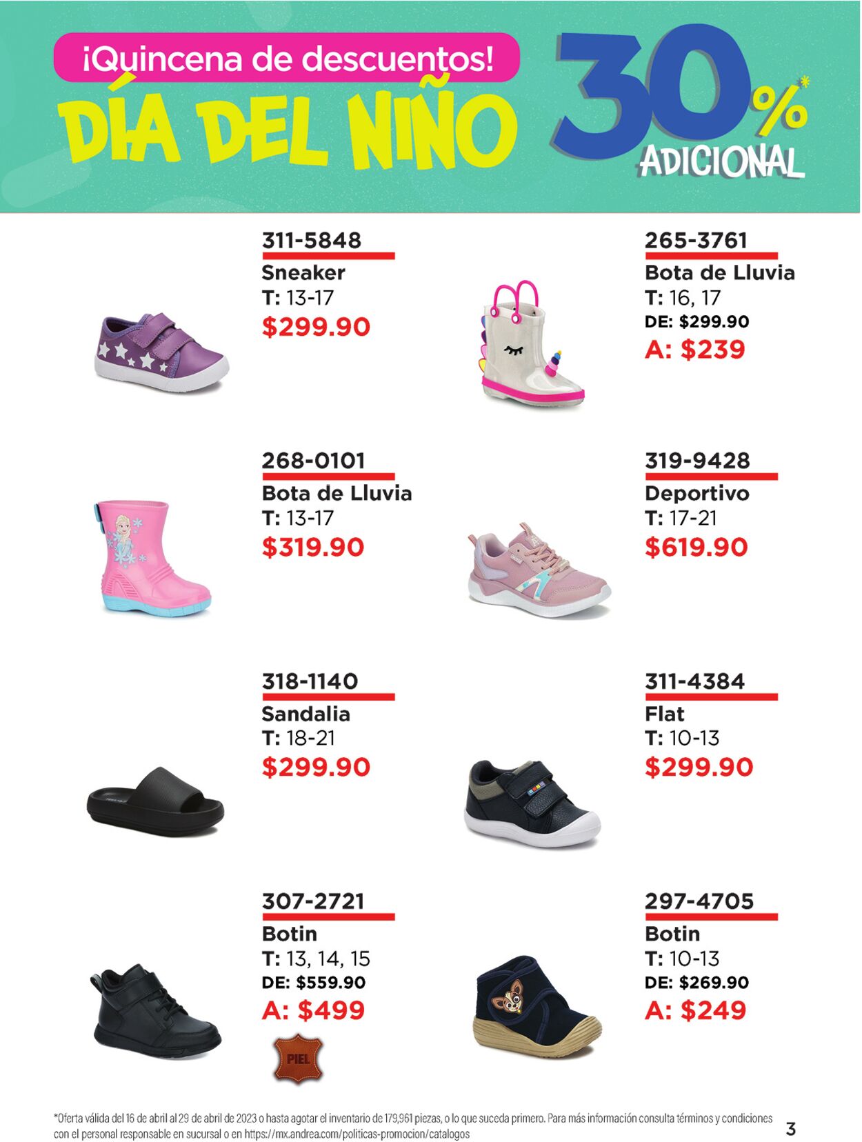 Catalogo niños discount price shoes 2019