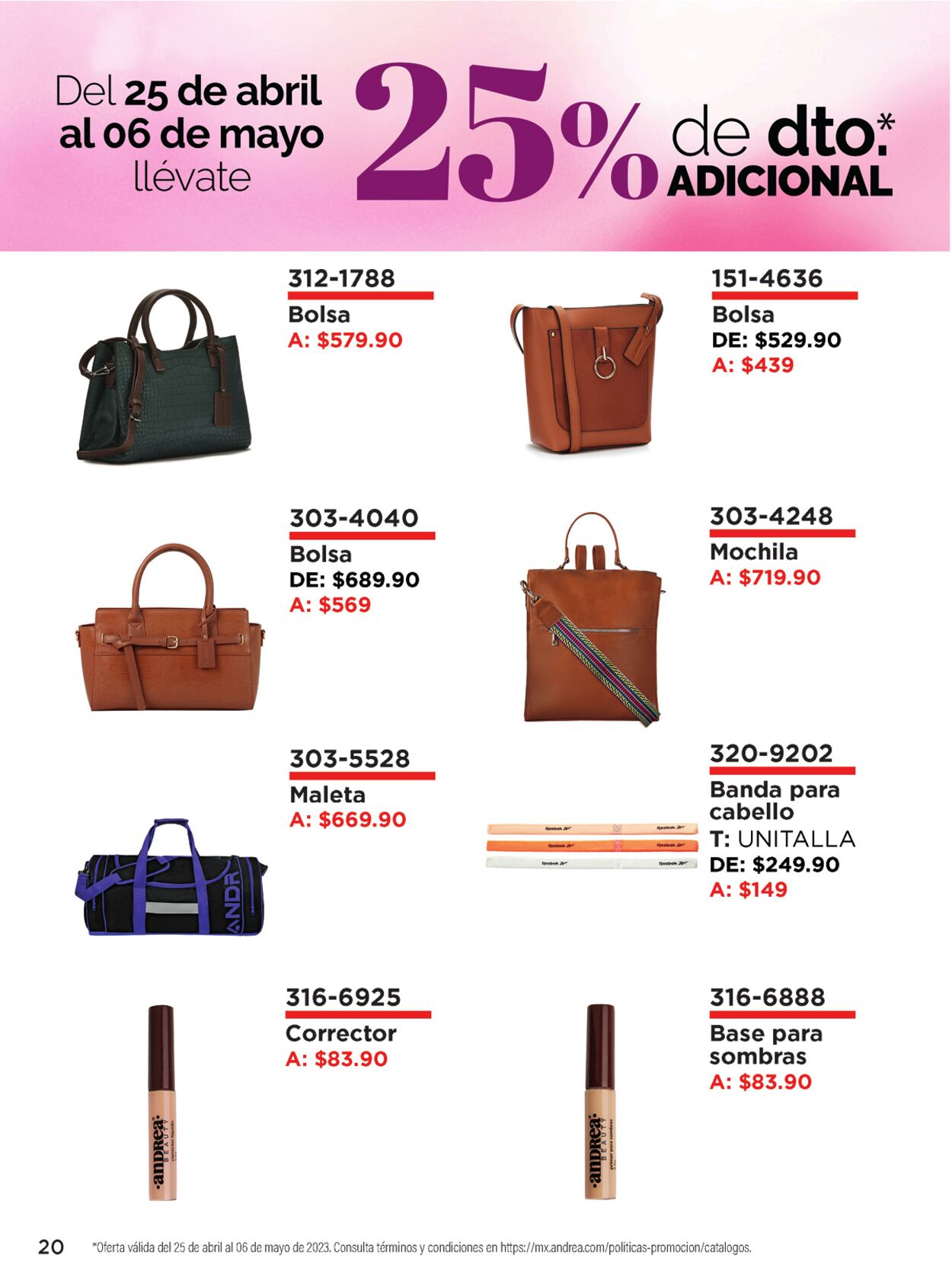 Catalogo mochilas best sale andrea 2019