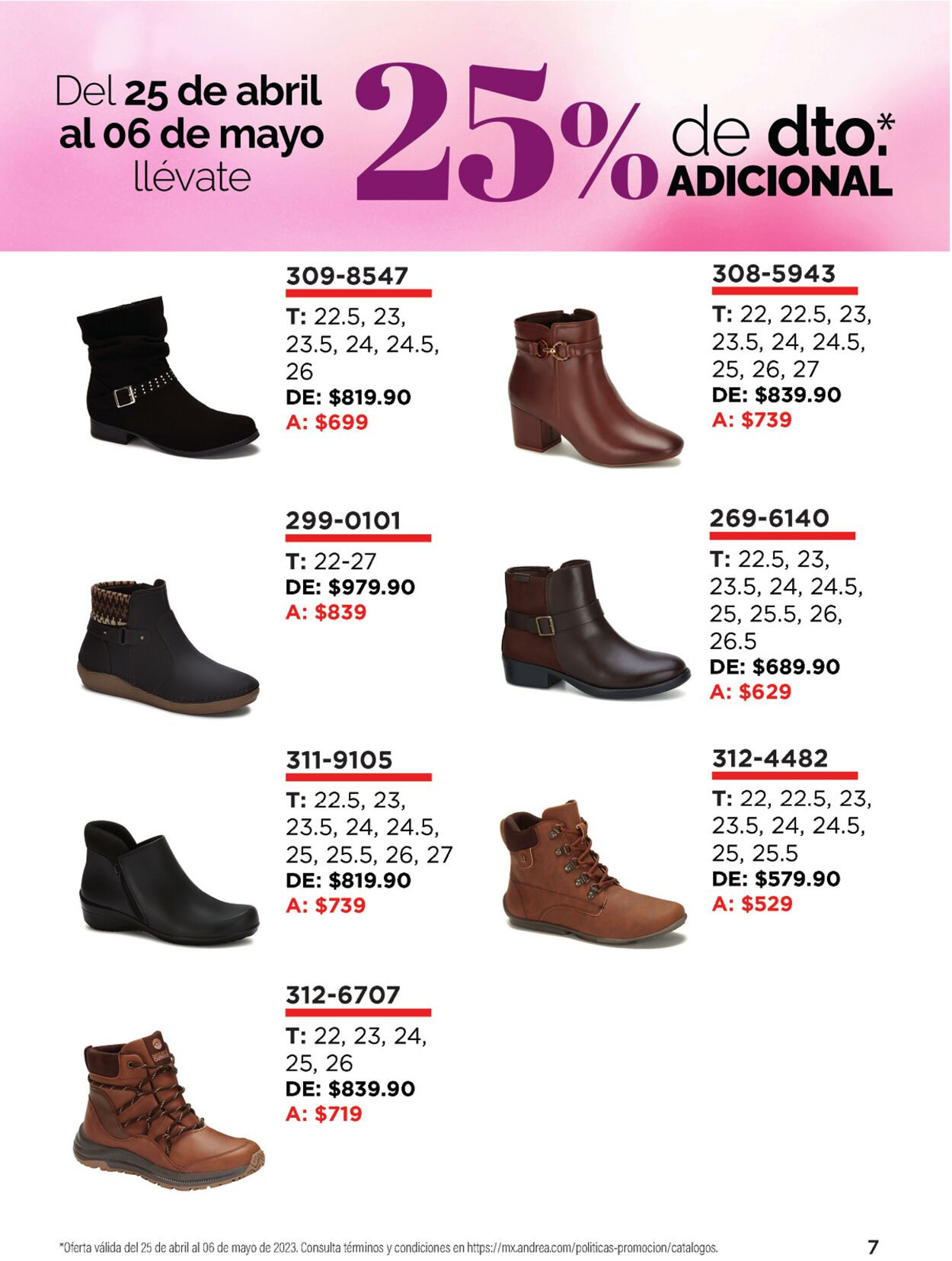 Ofertas andrea 2025 abril 2020