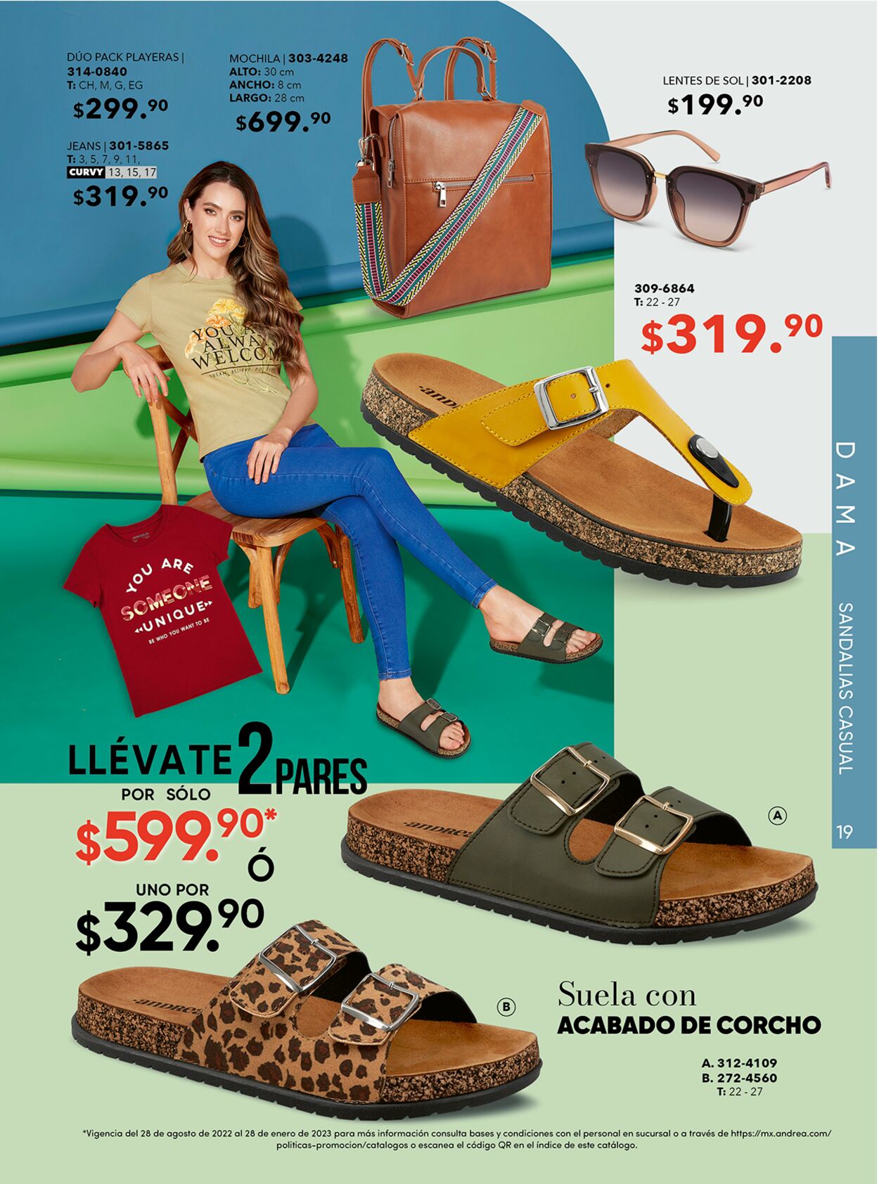 Catálogo andrea best sale sandalias 2019