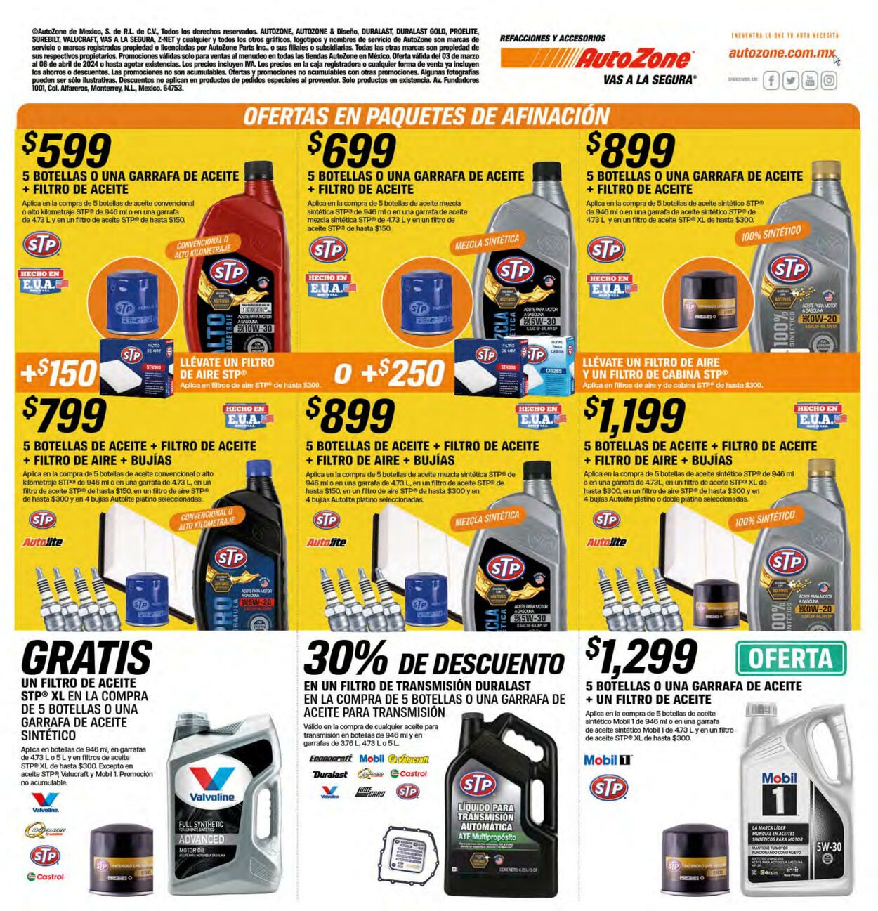 Catálogo AutoZone 03.03.2024 - 06.04.2024