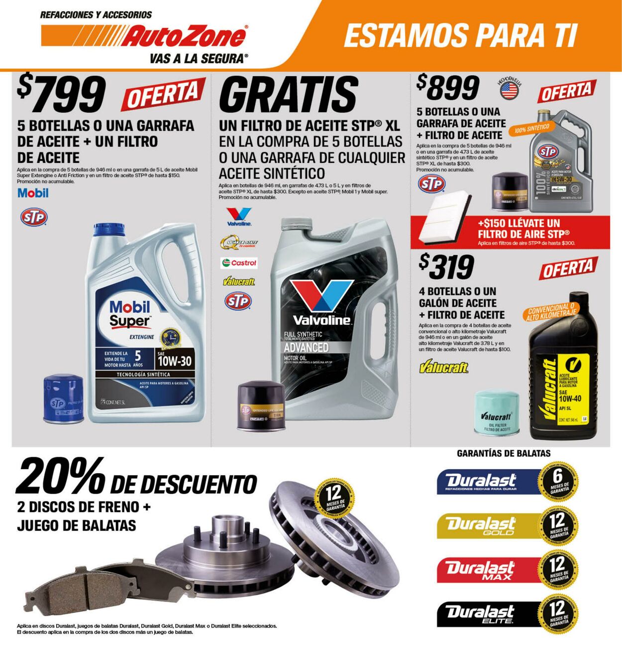 AutoZone Catálogos promocionales