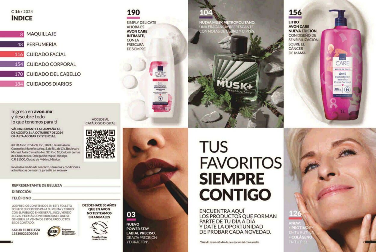 Catálogo Avon 27.08.2024 - 06.10.2024