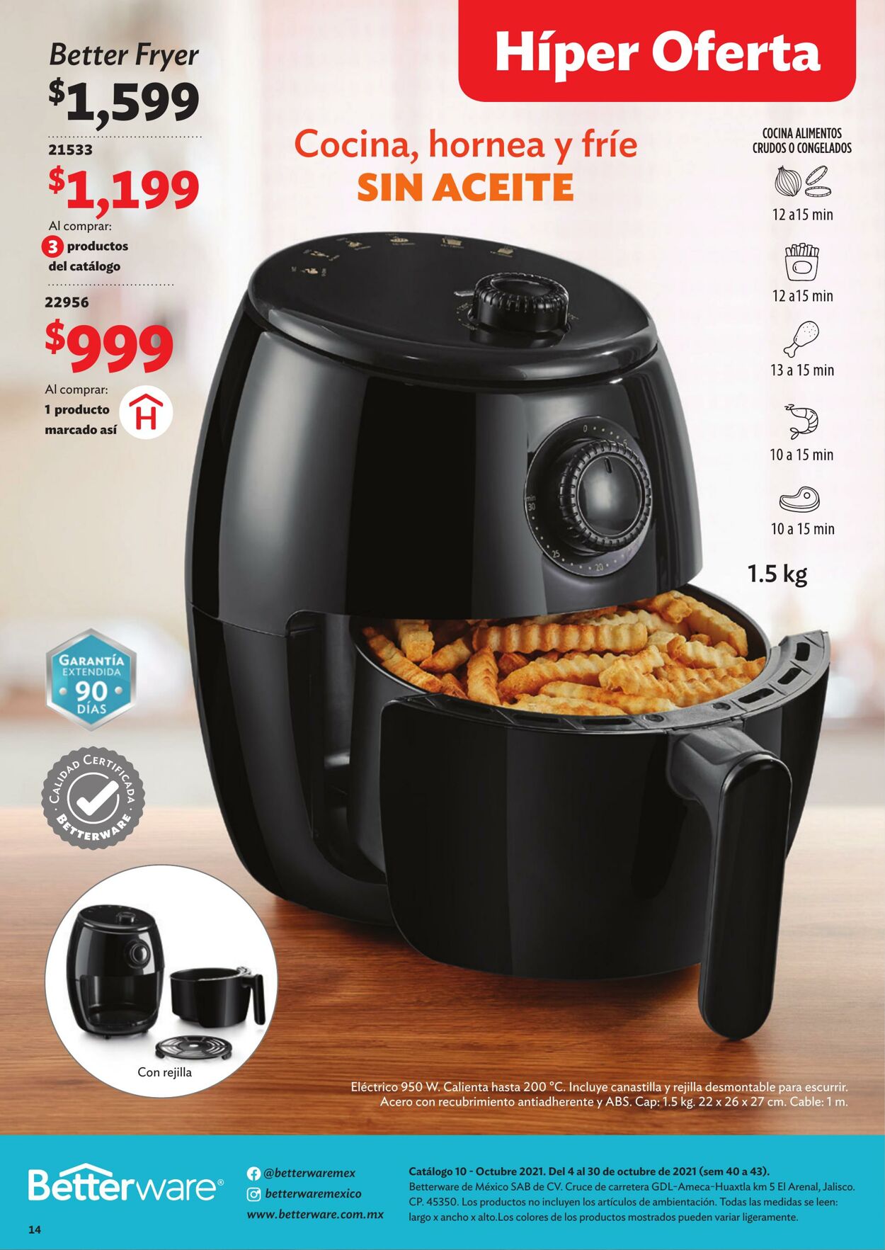 Catálogo Betterware 01.10.2021 - 31.10.2021