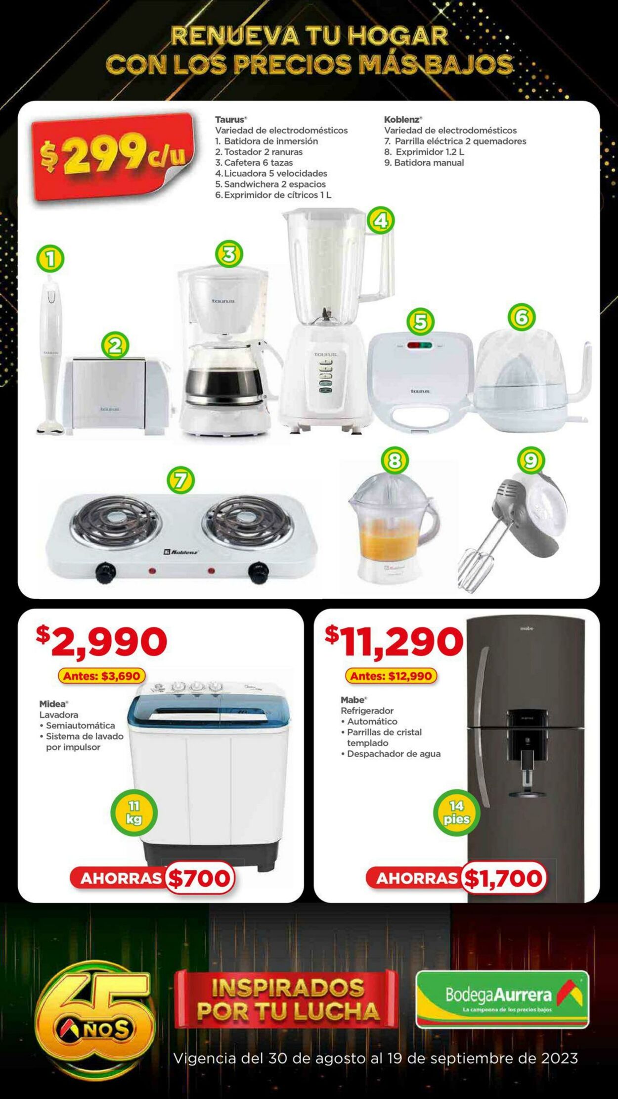 Catálogo Bodega Aurrera 05.09.2023 - 19.09.2023