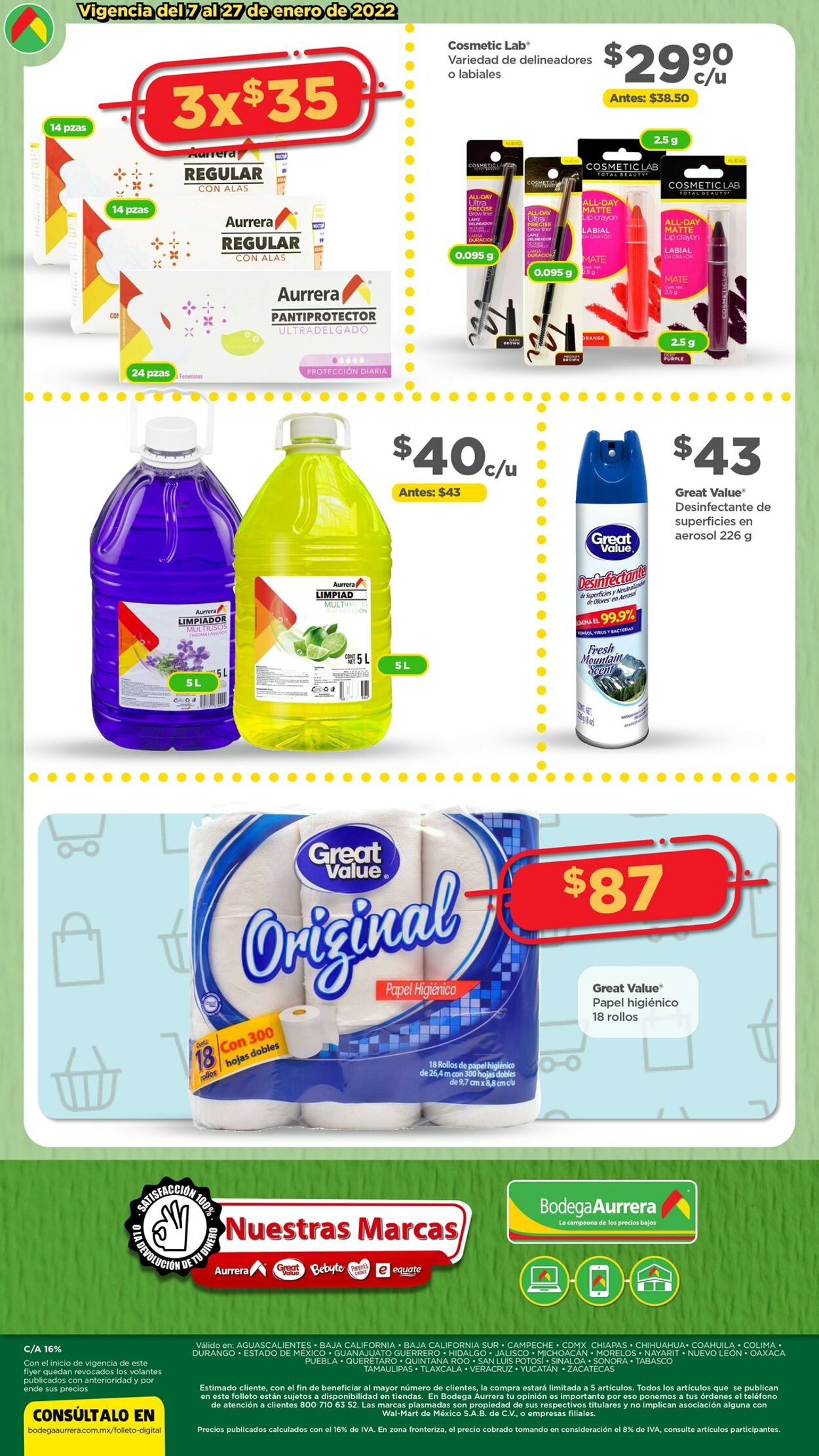 Catálogo Bodega Aurrera 07.01.2022 - 27.01.2022