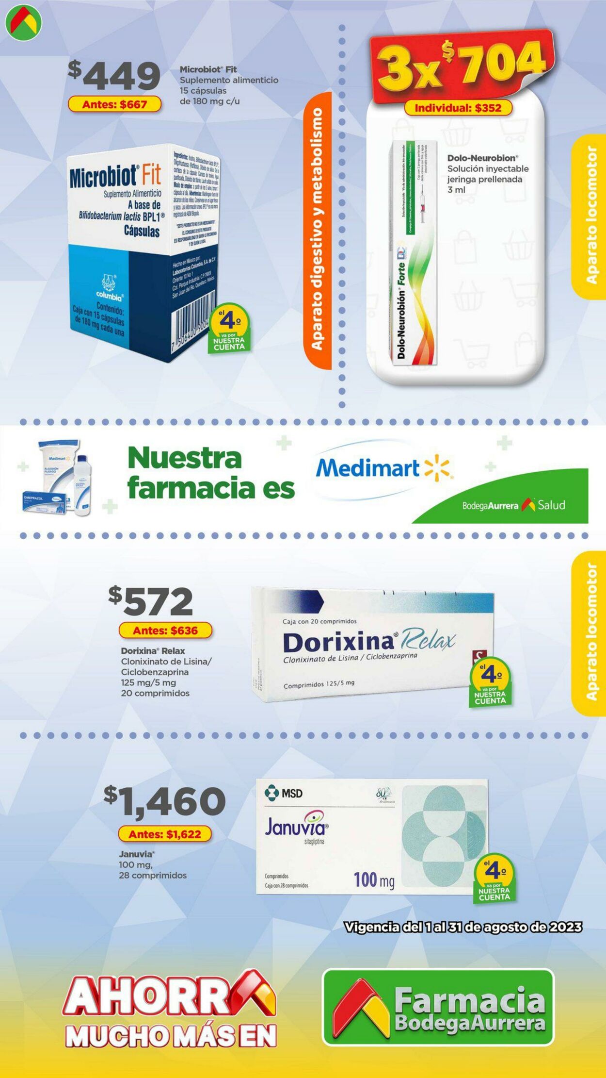 Catálogo Bodega Aurrera 01.08.2023 - 31.08.2023