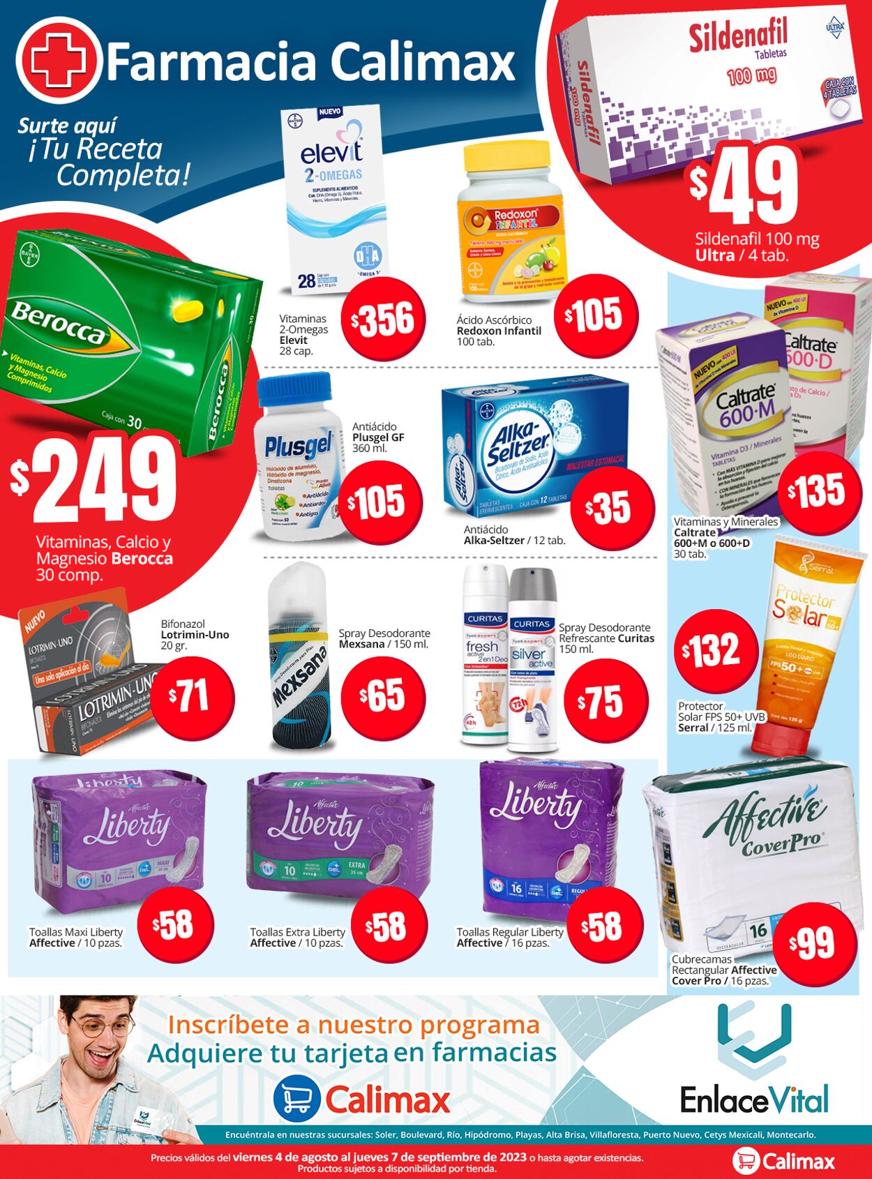 Catálogo Calimax 04.08.2023 - 07.09.2023