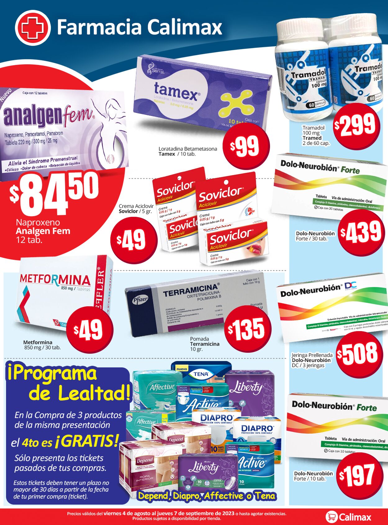 Catálogo Calimax 04.08.2023 - 07.09.2023