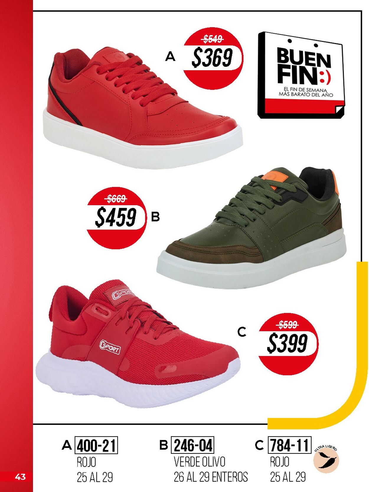 Catalogo cklass discount 2020 tenis caballero