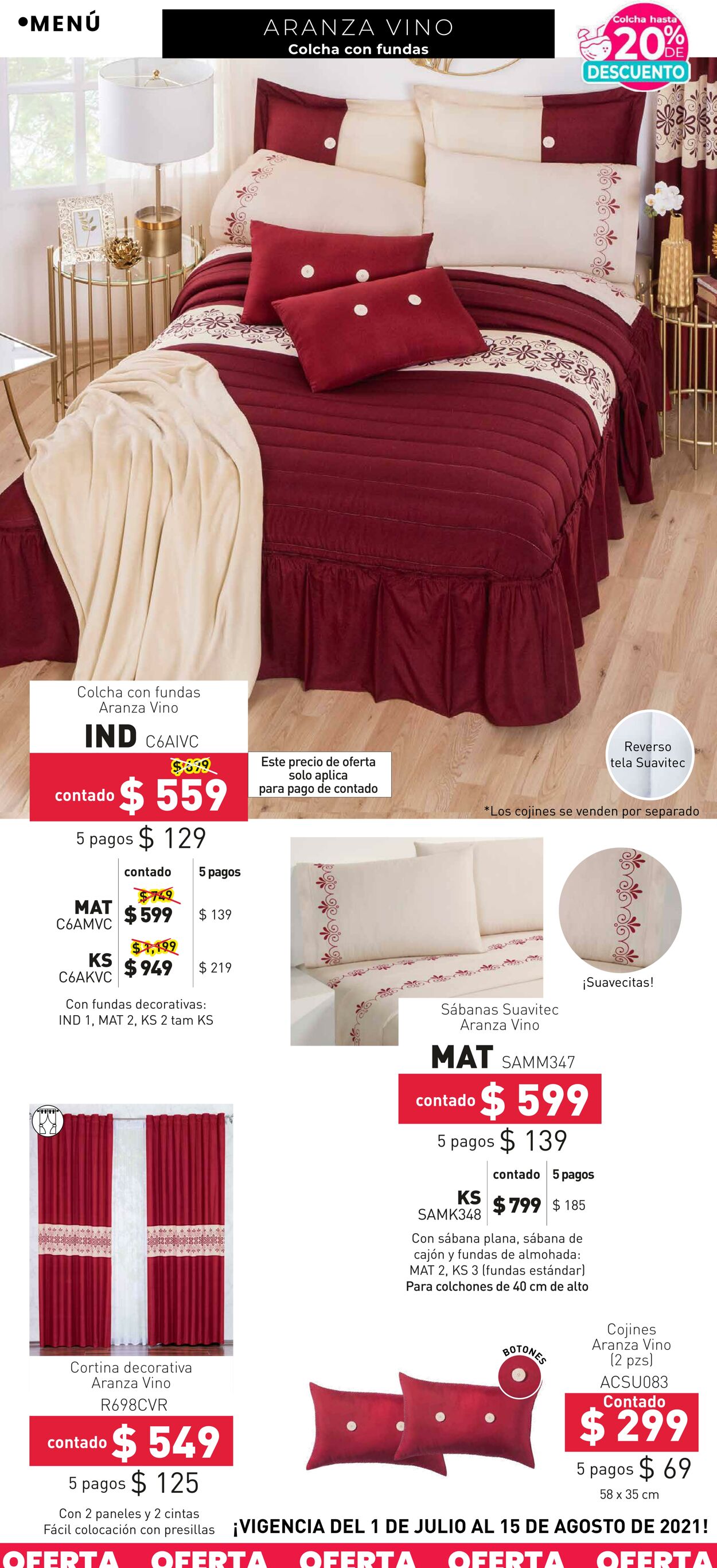 Catálogo Colchas Concord 01.07.2021 - 15.08.2021