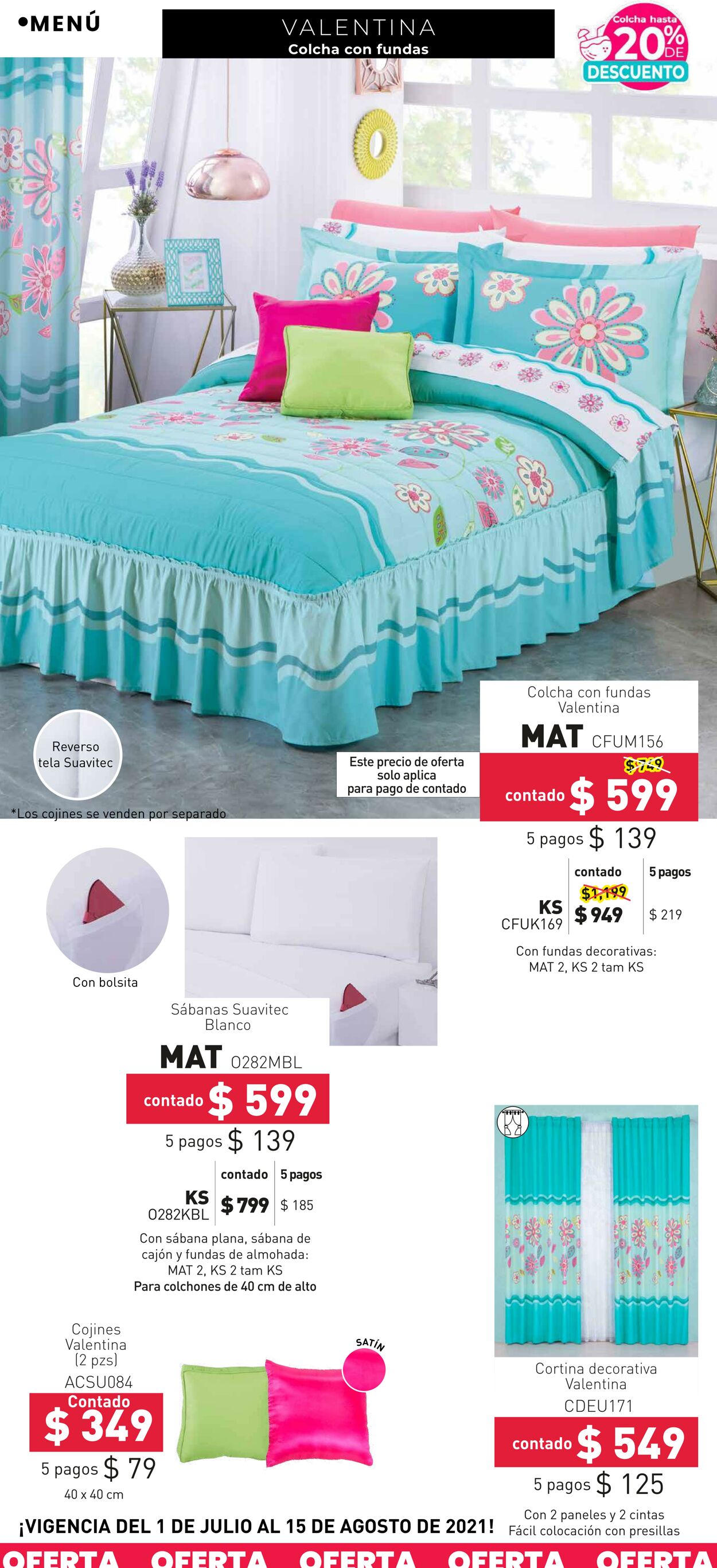 Catálogo Colchas Concord 01.07.2021 - 15.08.2021