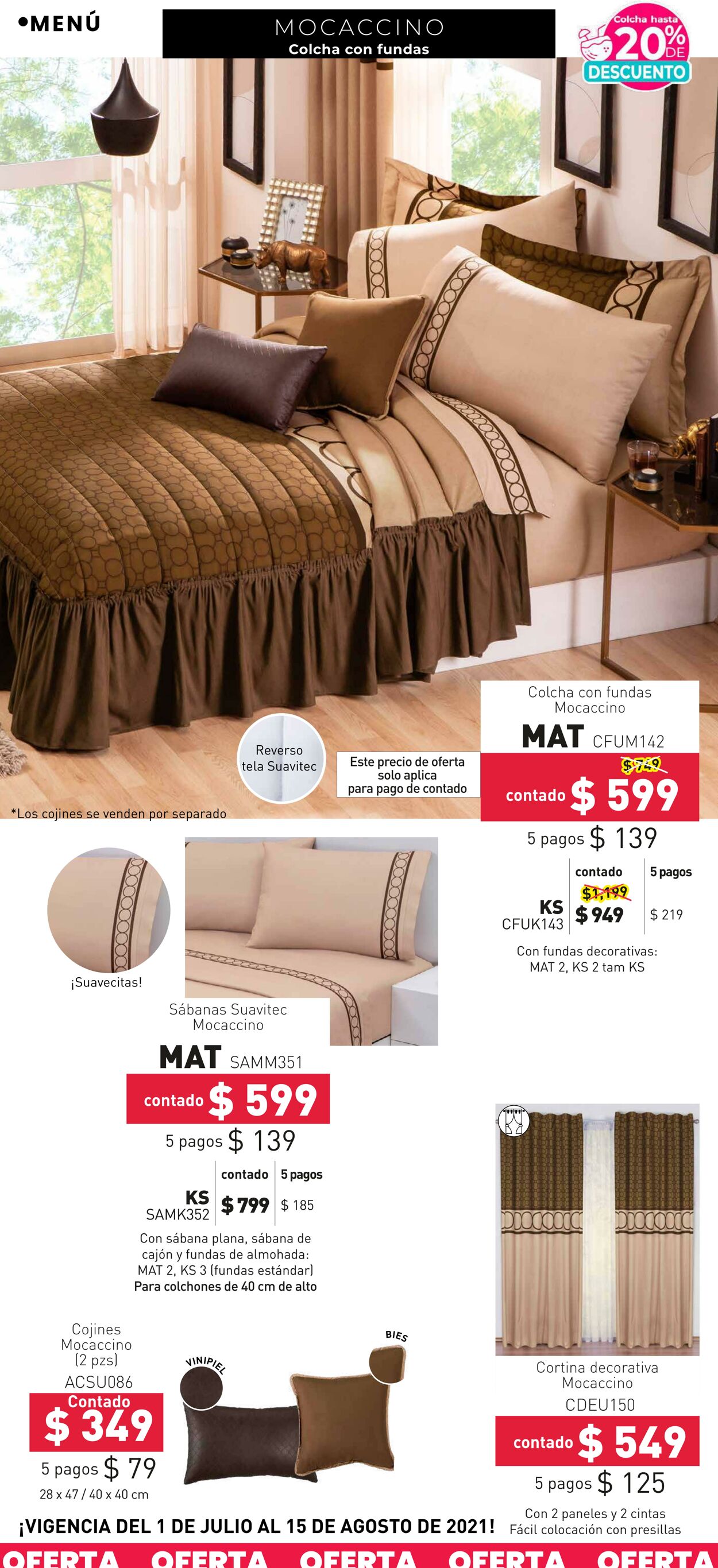 Catálogo Colchas Concord 01.07.2021 - 15.08.2021