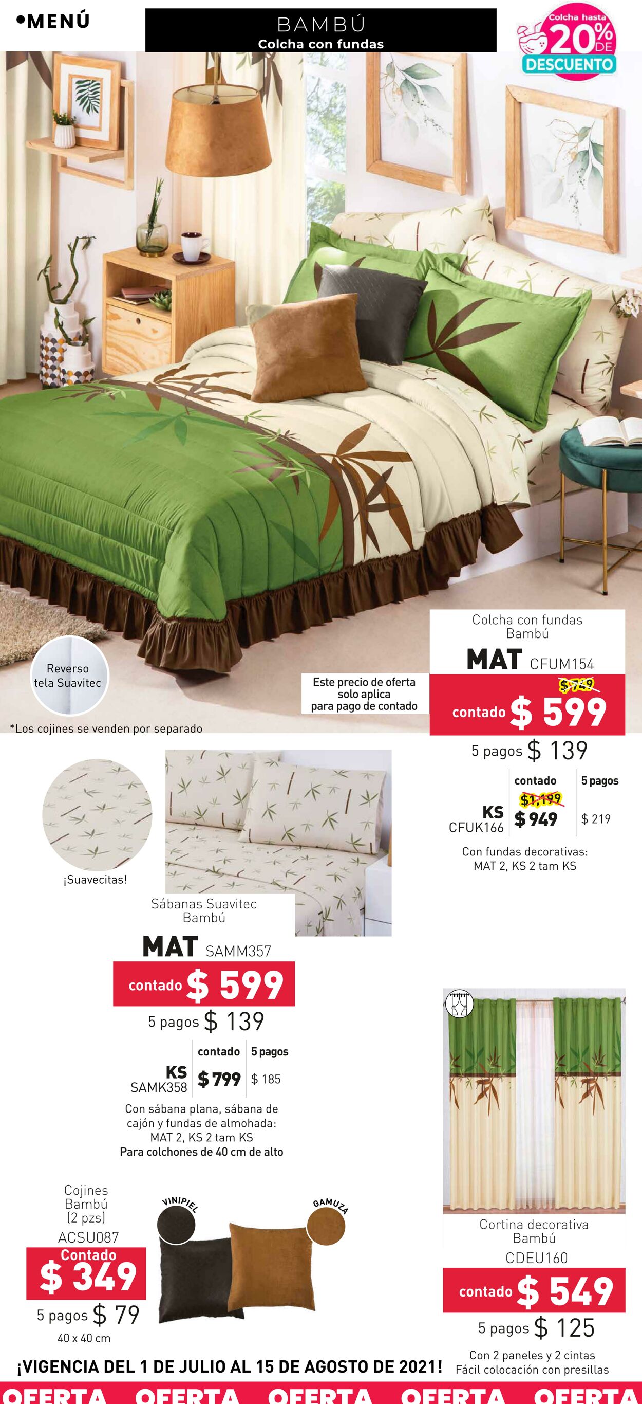 Catálogo Colchas Concord 01.07.2021 - 15.08.2021