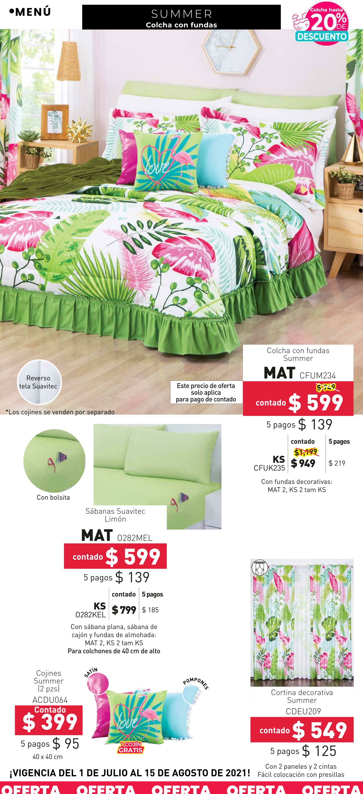 Catálogo Colchas Concord 01.07.2021 - 15.08.2021