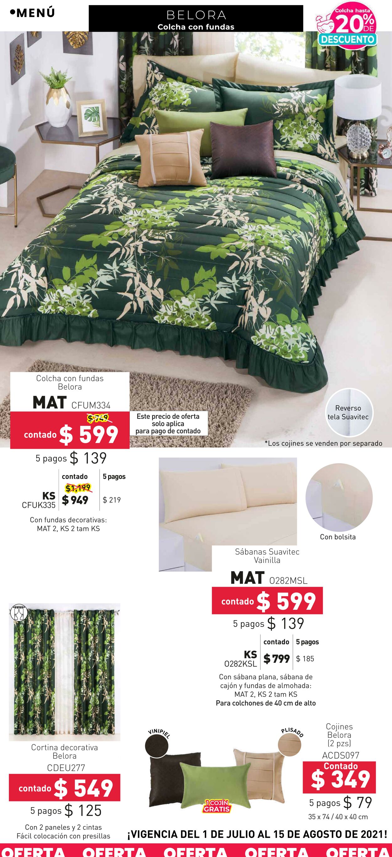 Catálogo Colchas Concord 01.07.2021 - 15.08.2021