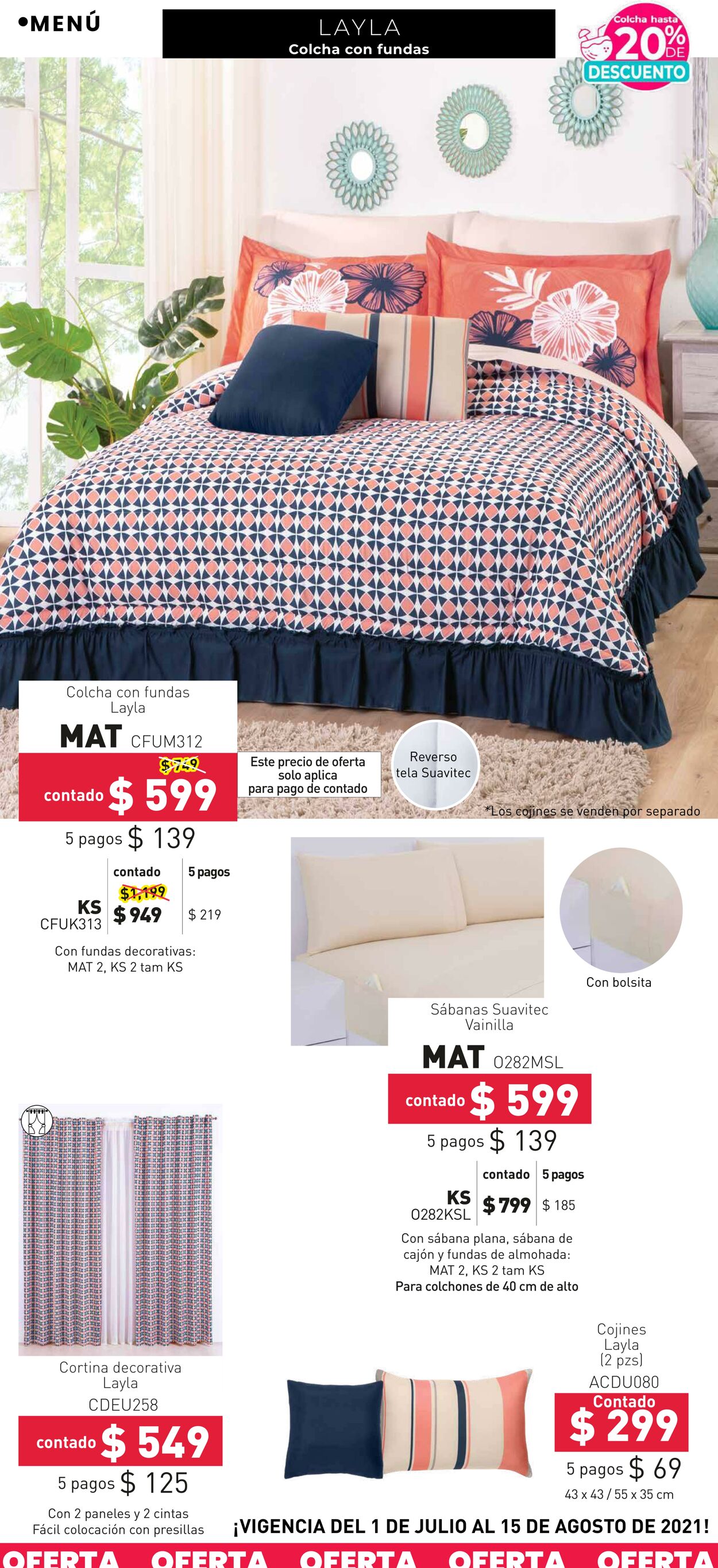 Catálogo Colchas Concord 01.07.2021 - 15.08.2021