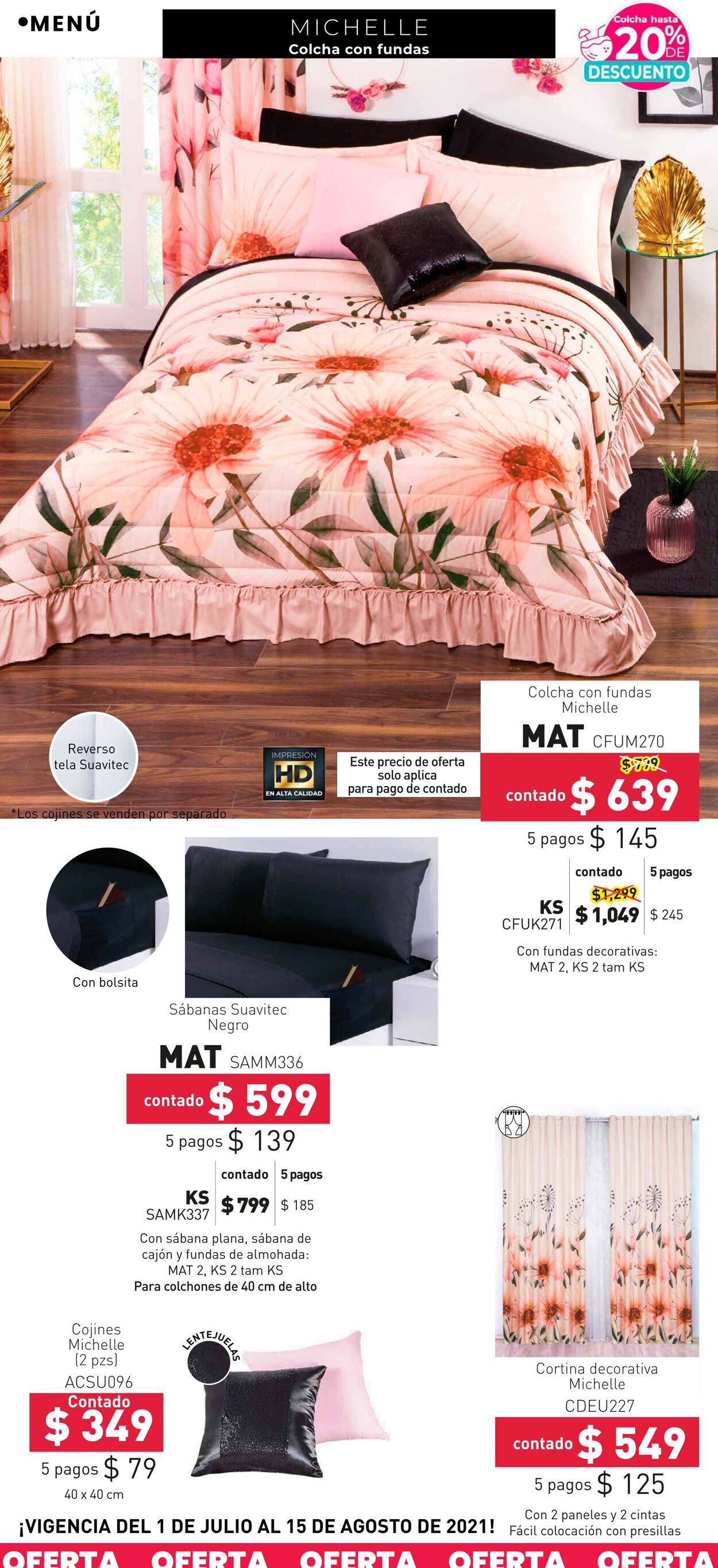 Catálogo Colchas Concord 01.07.2021 - 15.08.2021