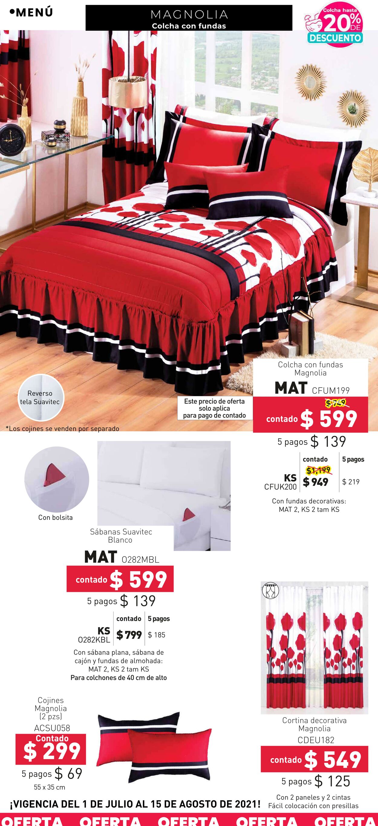 Catálogo Colchas Concord 01.07.2021 - 15.08.2021