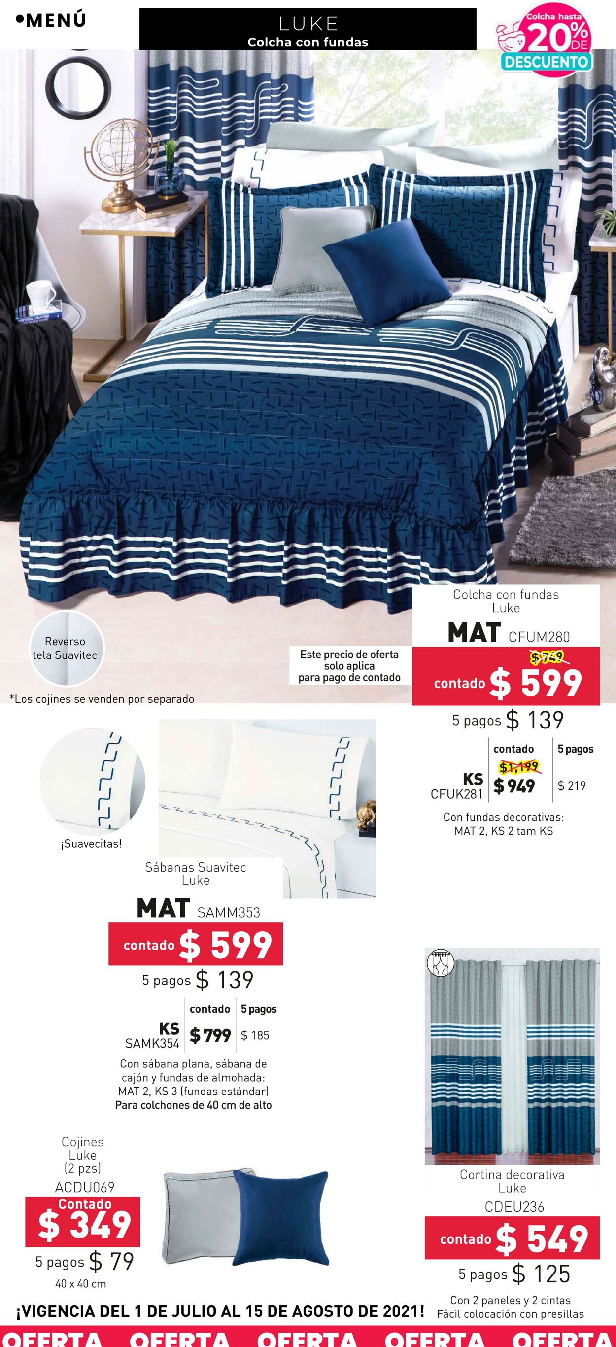 Catálogo Colchas Concord 01.07.2021 - 15.08.2021