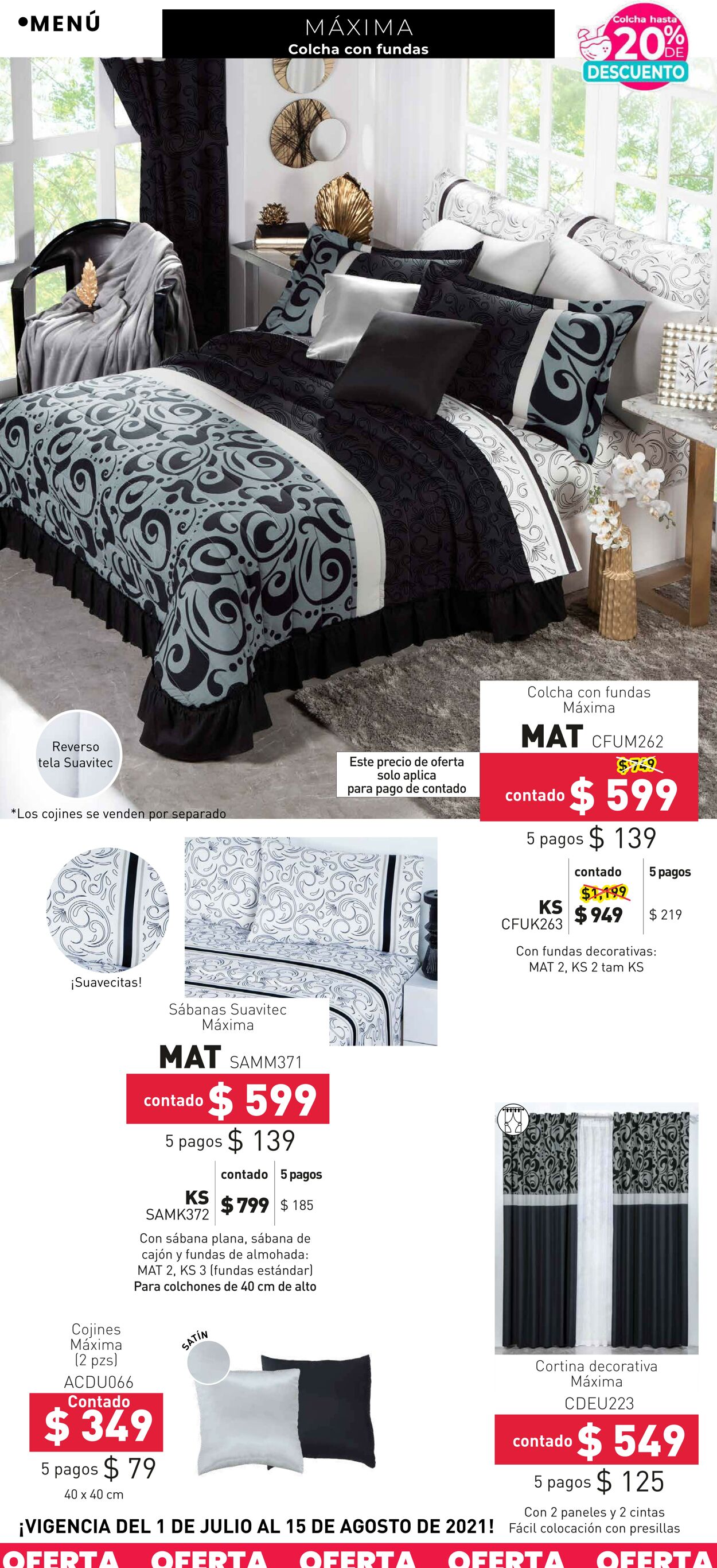 Catálogo Colchas Concord 01.07.2021 - 15.08.2021