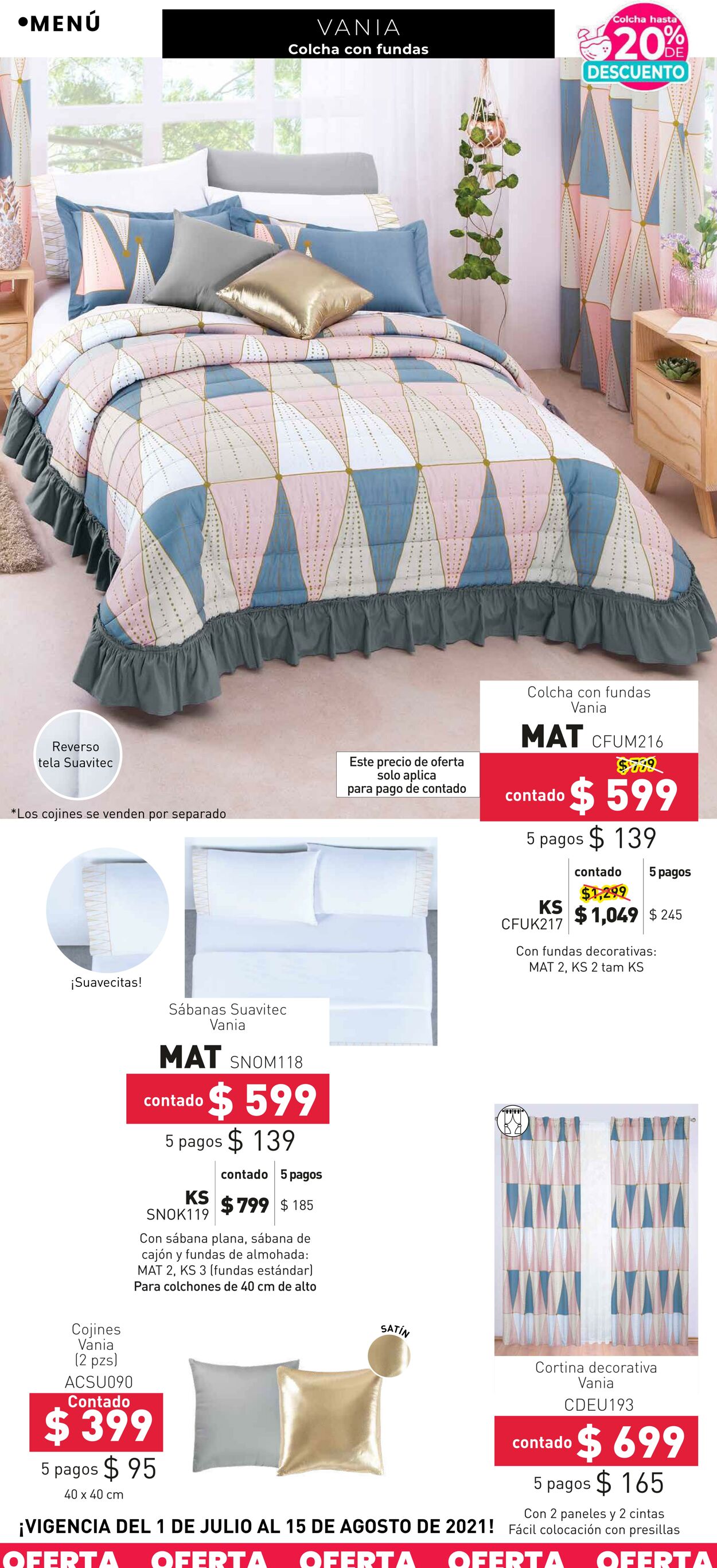 Catálogo Colchas Concord 01.07.2021 - 15.08.2021