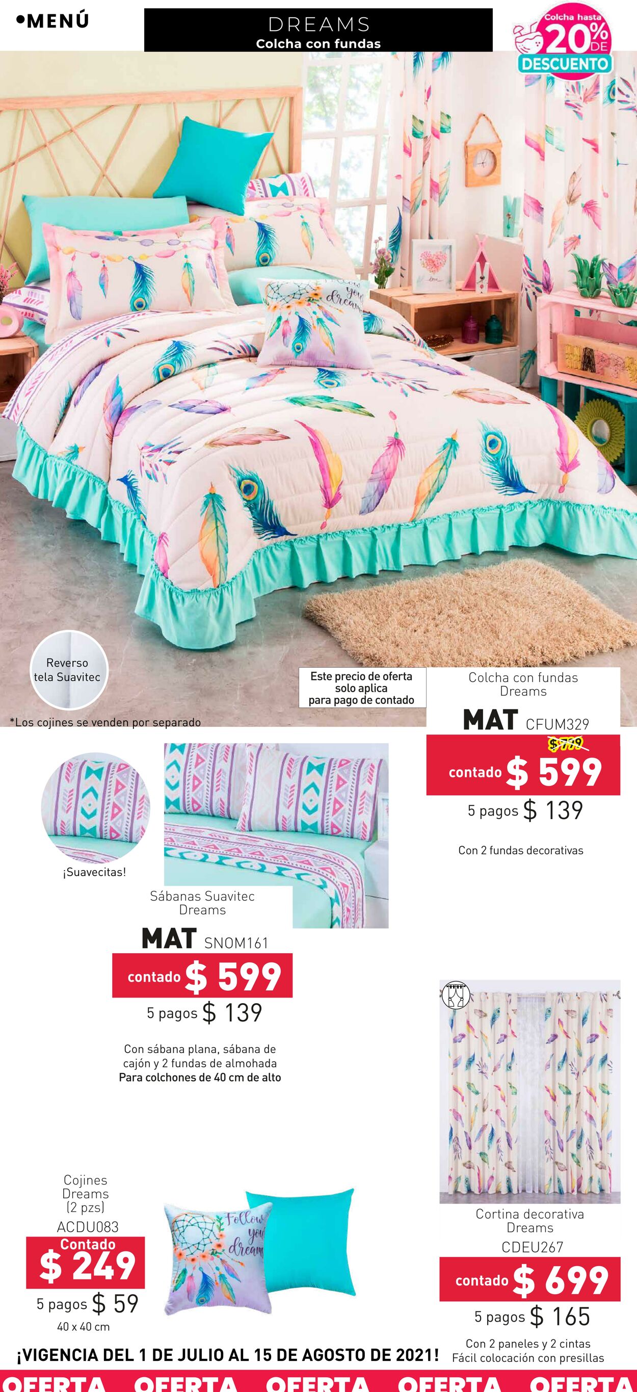 Catálogo Colchas Concord 01.07.2021 - 15.08.2021