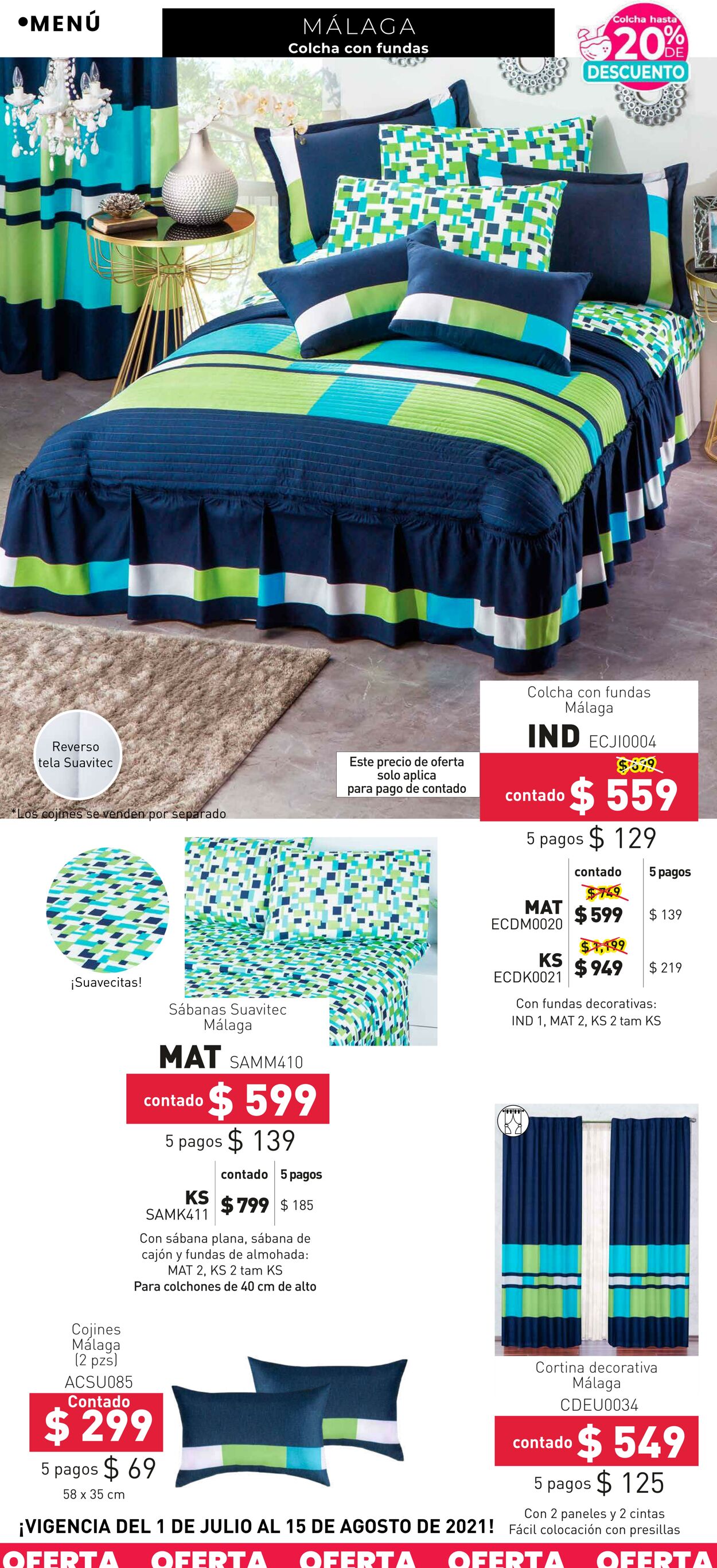 Catálogo Colchas Concord 01.07.2021 - 15.08.2021