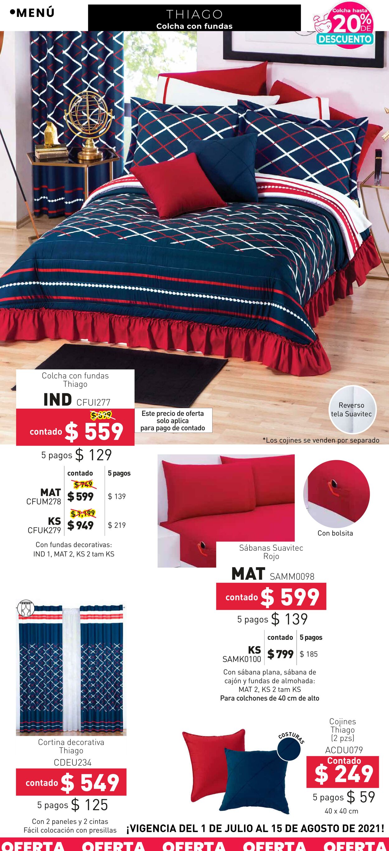 Catálogo Colchas Concord 01.07.2021 - 15.08.2021