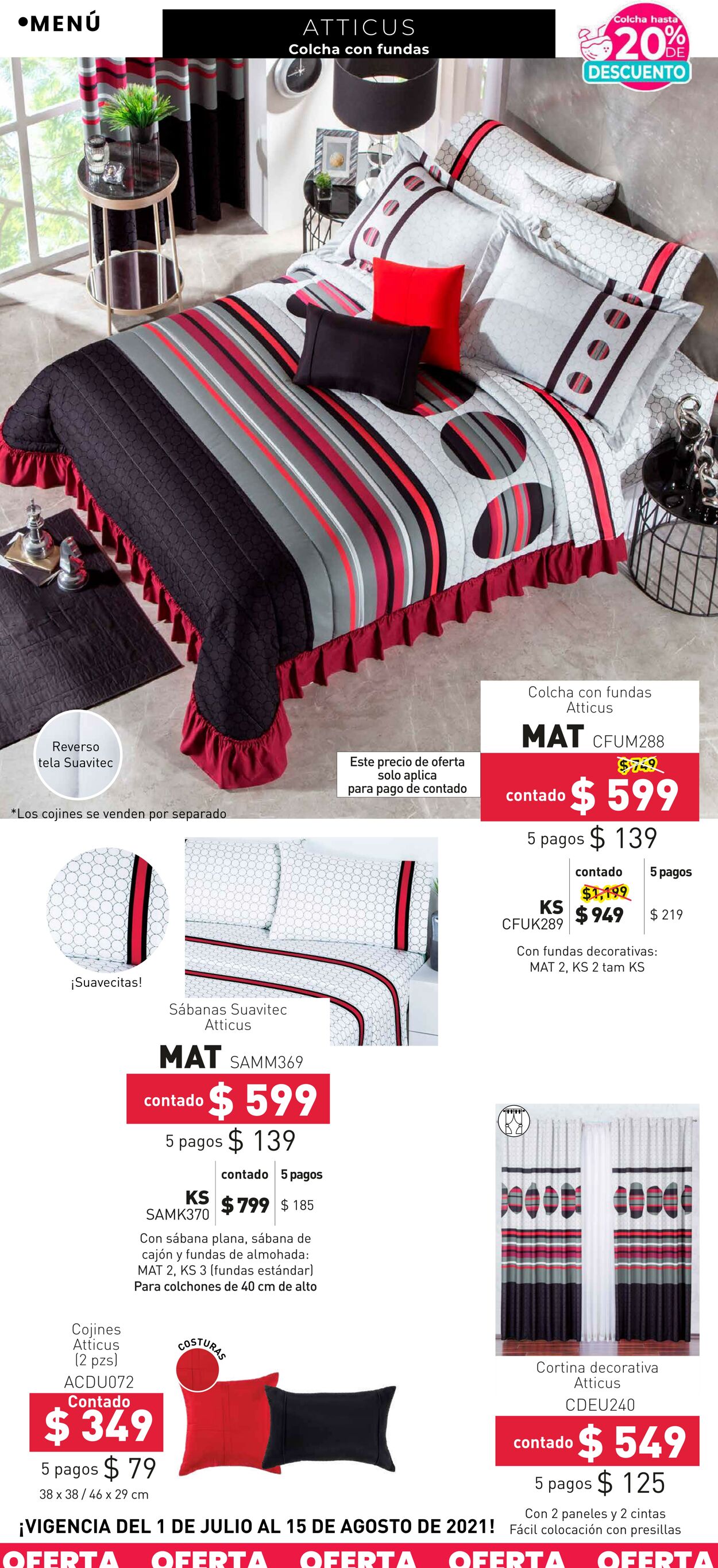 Catálogo Colchas Concord 01.07.2021 - 15.08.2021