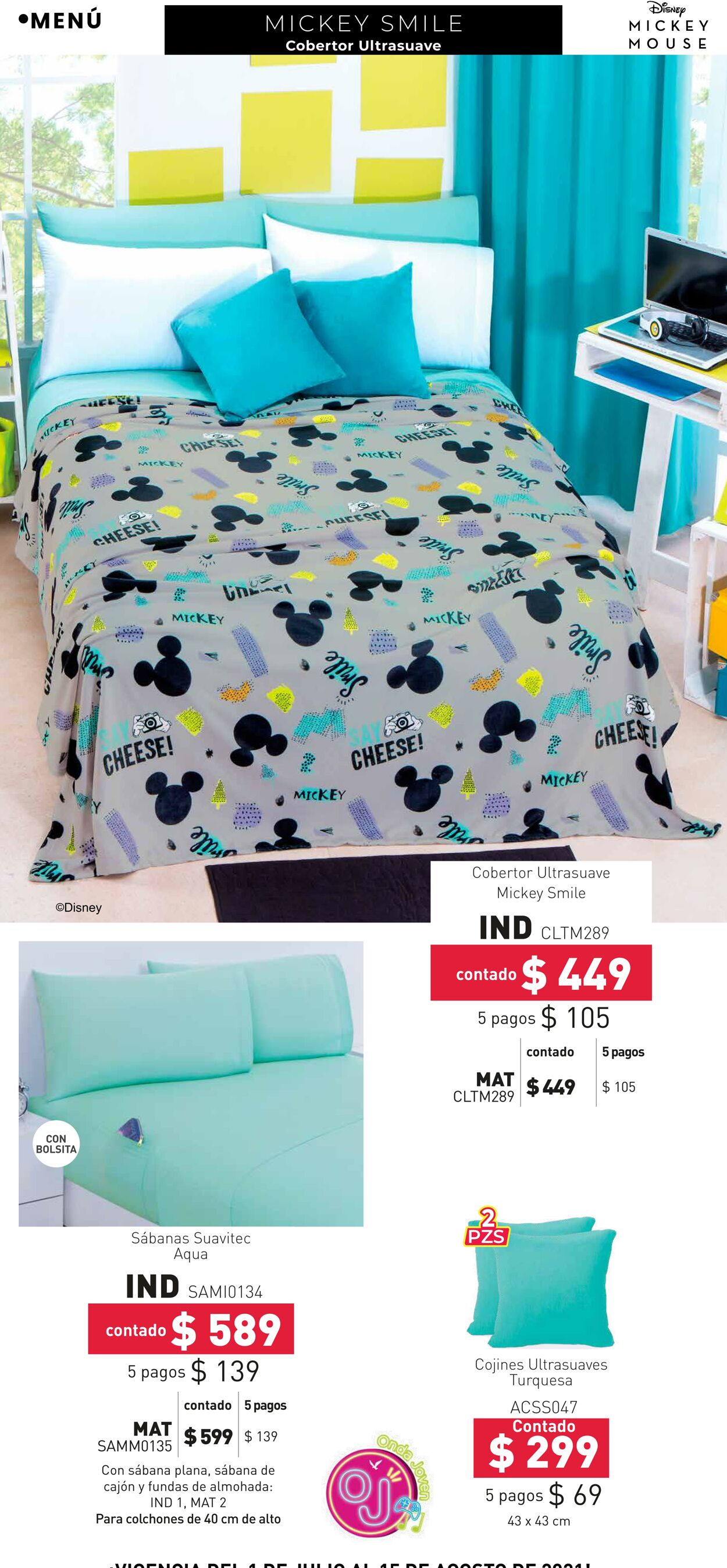 Catálogo Colchas Concord 01.07.2021 - 15.08.2021