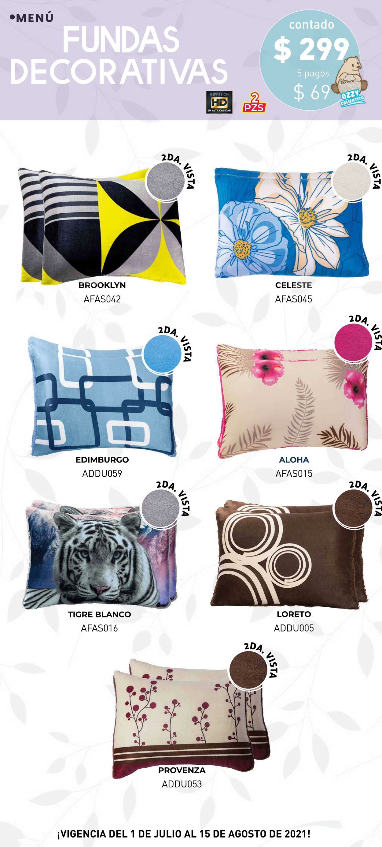 Catálogo Colchas Concord 01.07.2021 - 15.08.2021