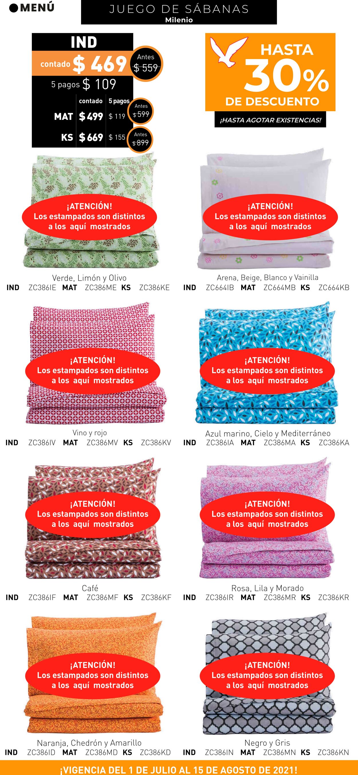 Catálogo Colchas Concord 01.07.2021 - 15.08.2021